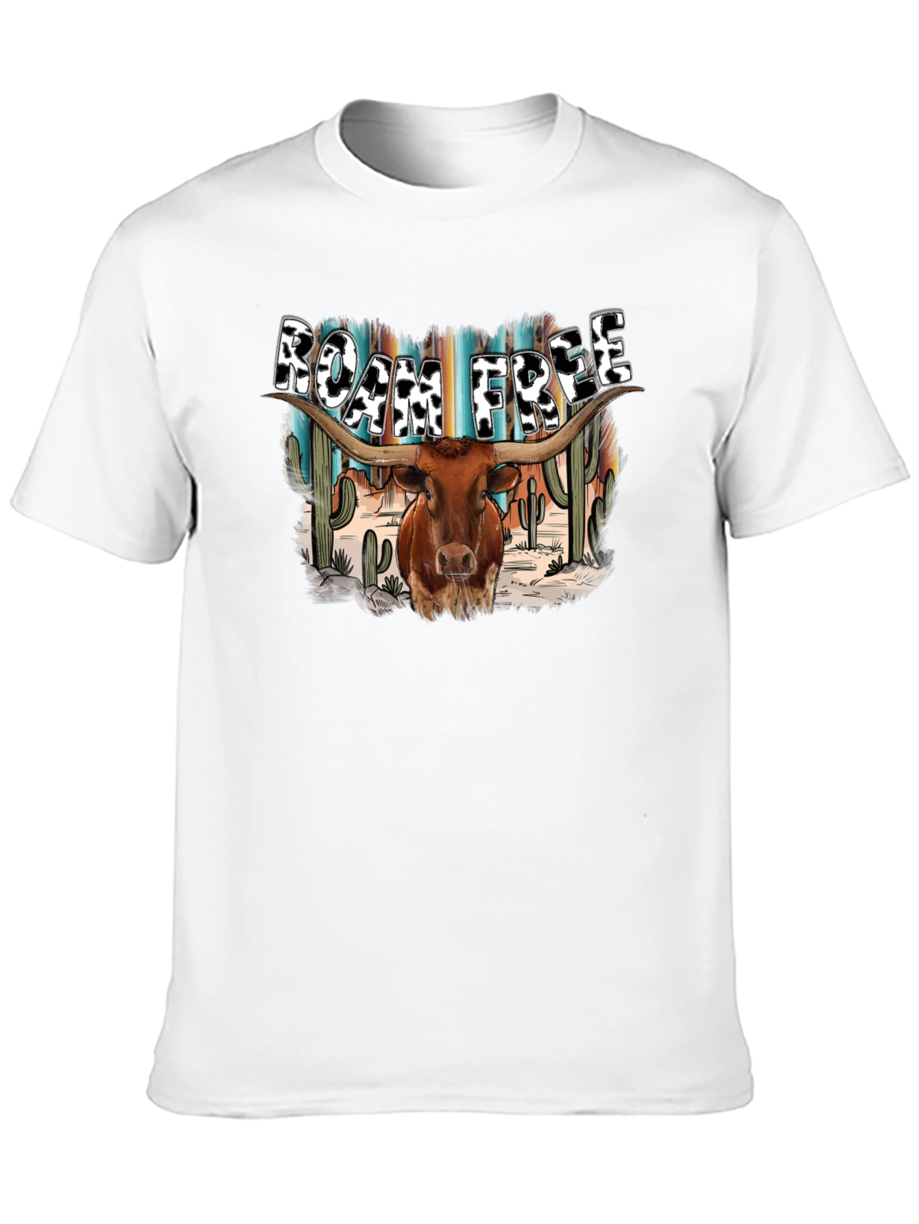 Roam Free Longhorn Graphic Tee