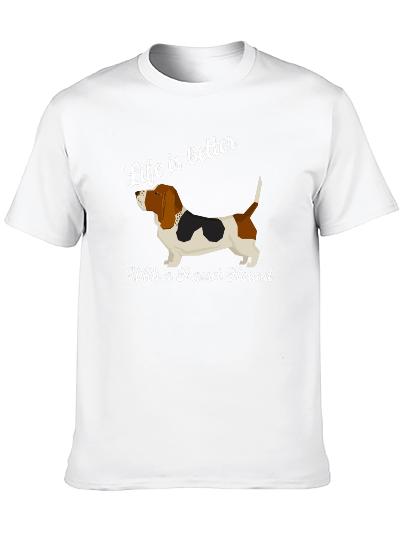 Basset Hound T-Shirt - Life is Better