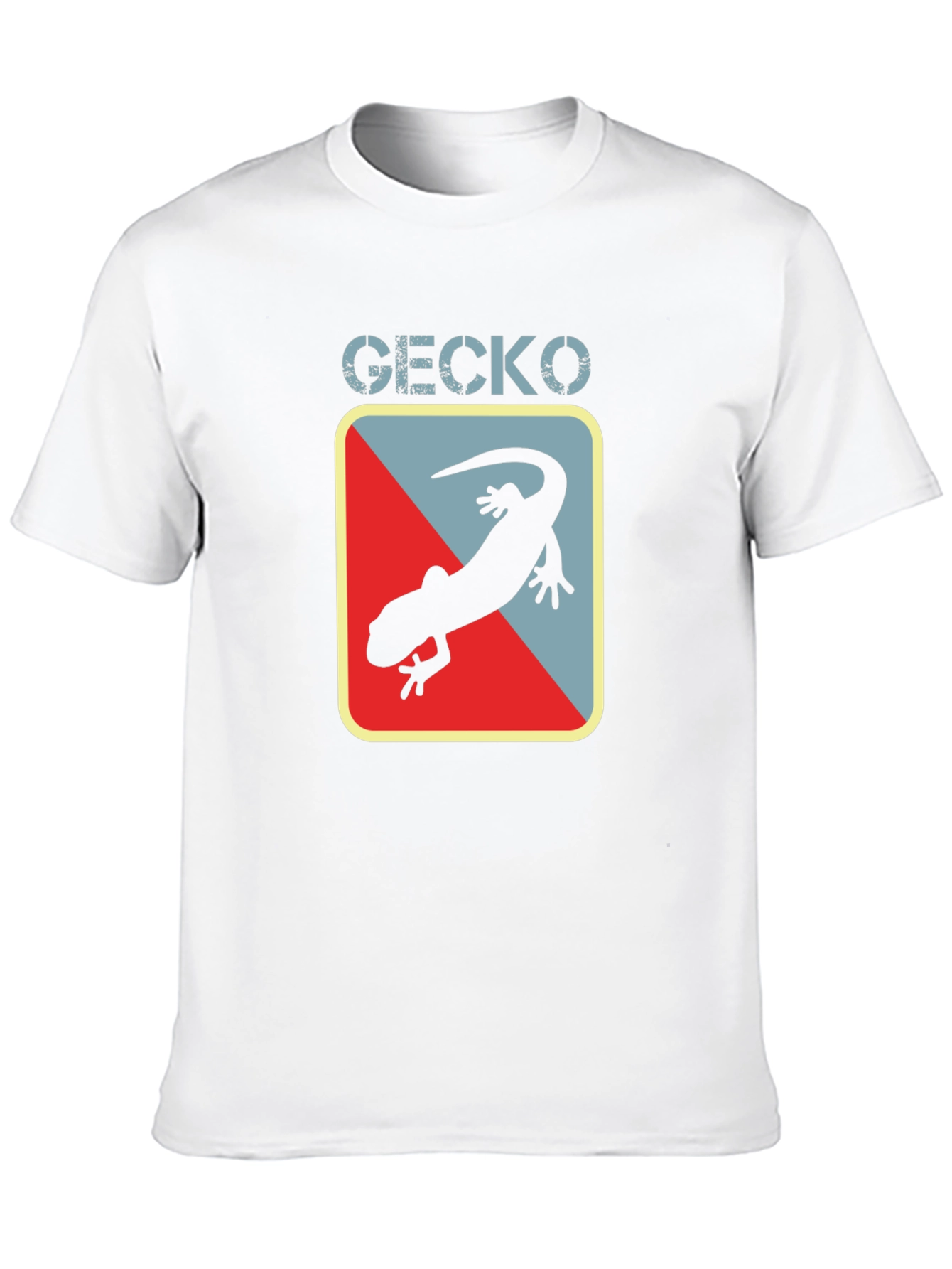 Gecko Graphic Tee - Black Cotton T-Shirt