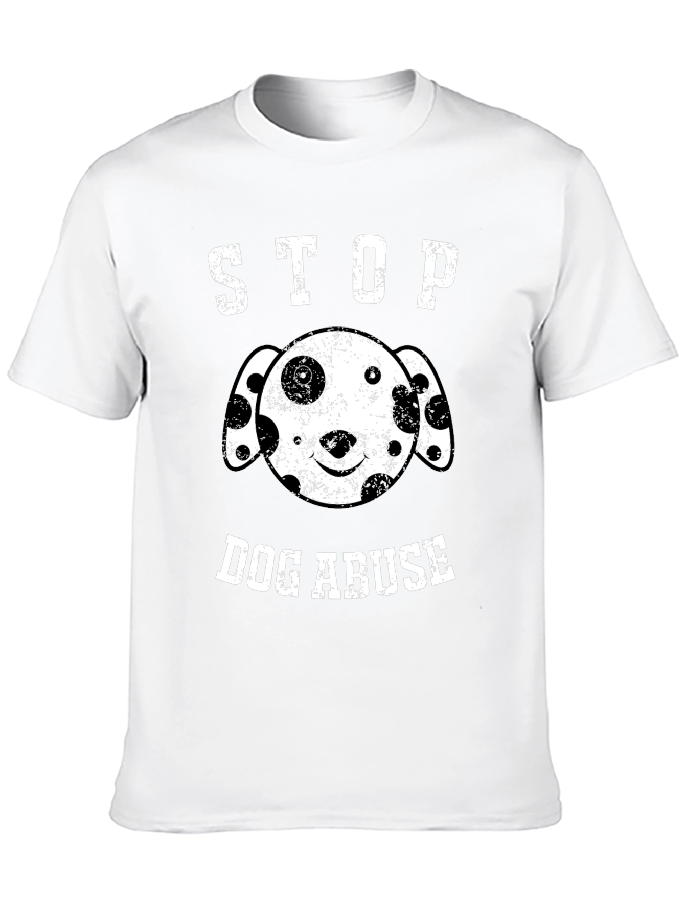 Stop Dog Abuse T-Shirt Black