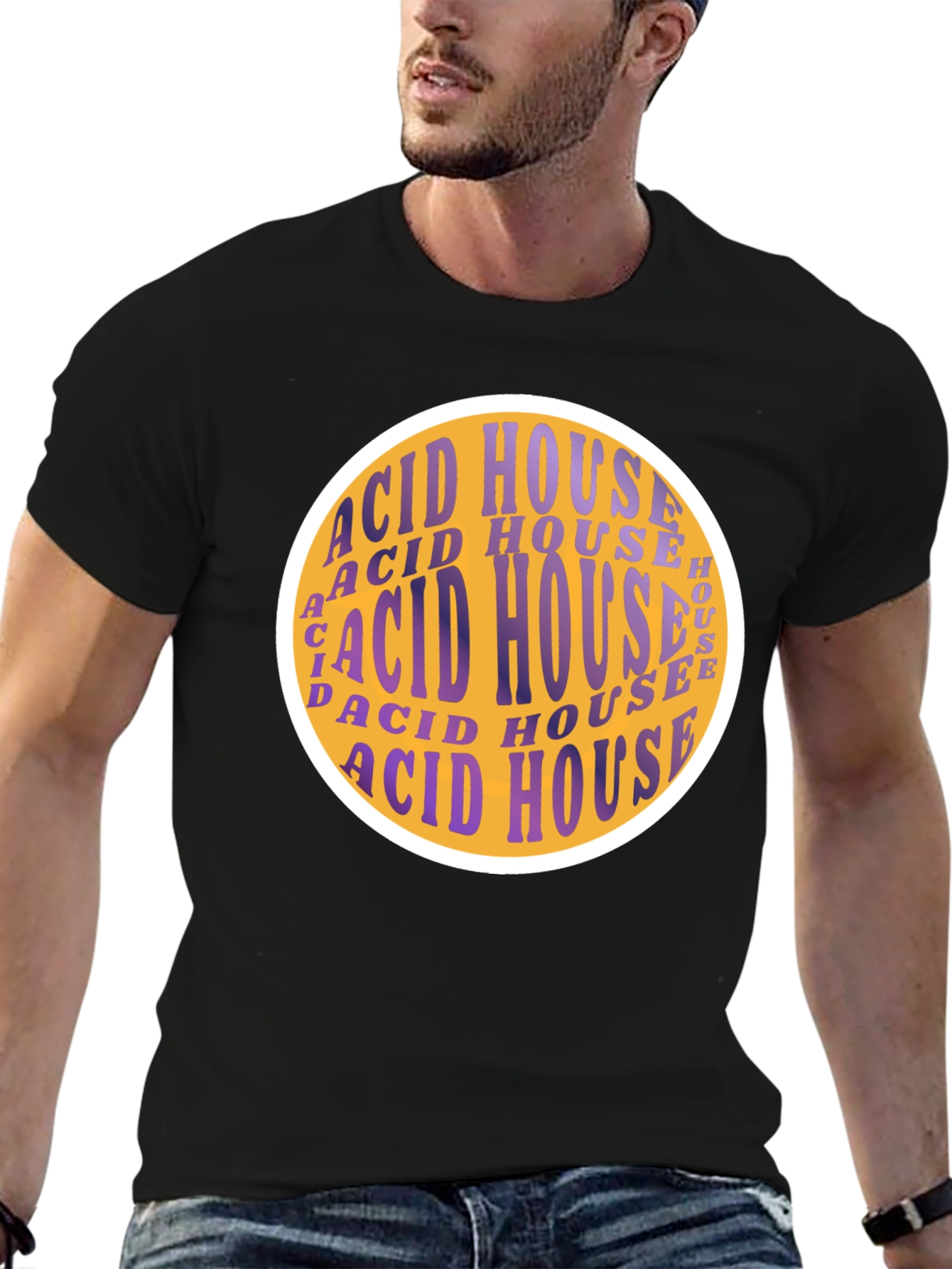 Acid House Graphic Tee - Retro Rave Vibes