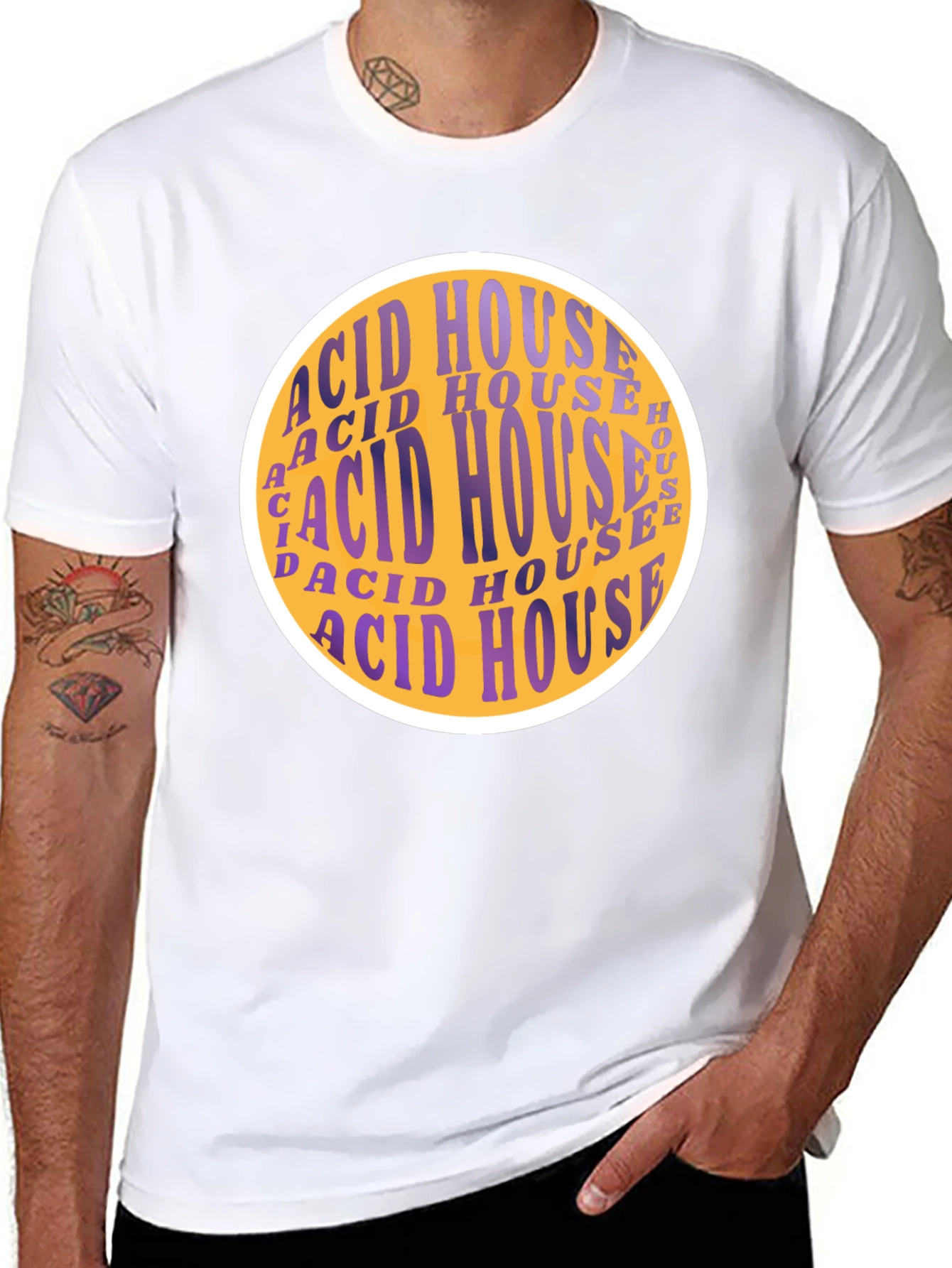 Acid House Graphic Tee - Retro Rave Vibes