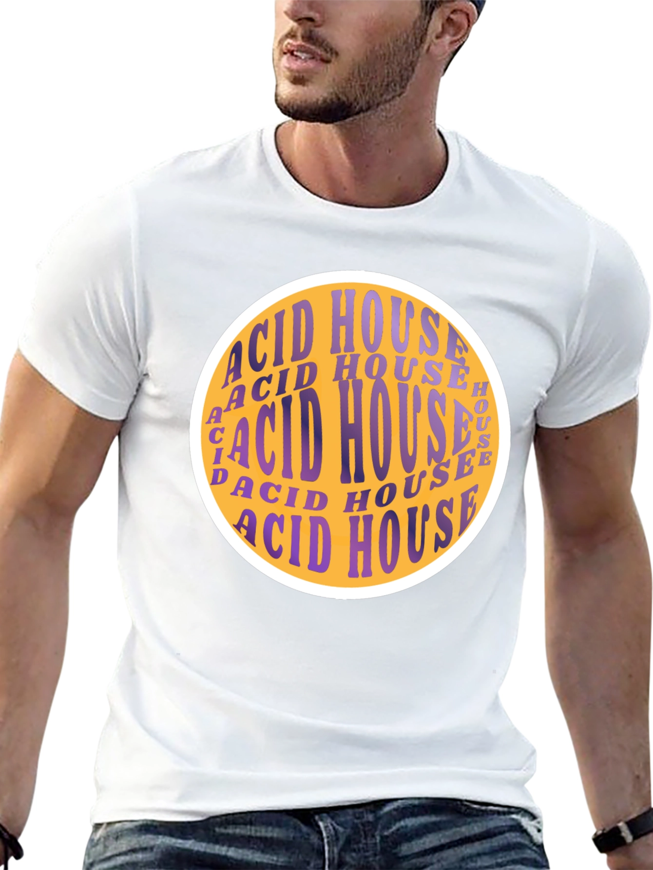 Acid House Graphic Tee - Retro Rave Vibes