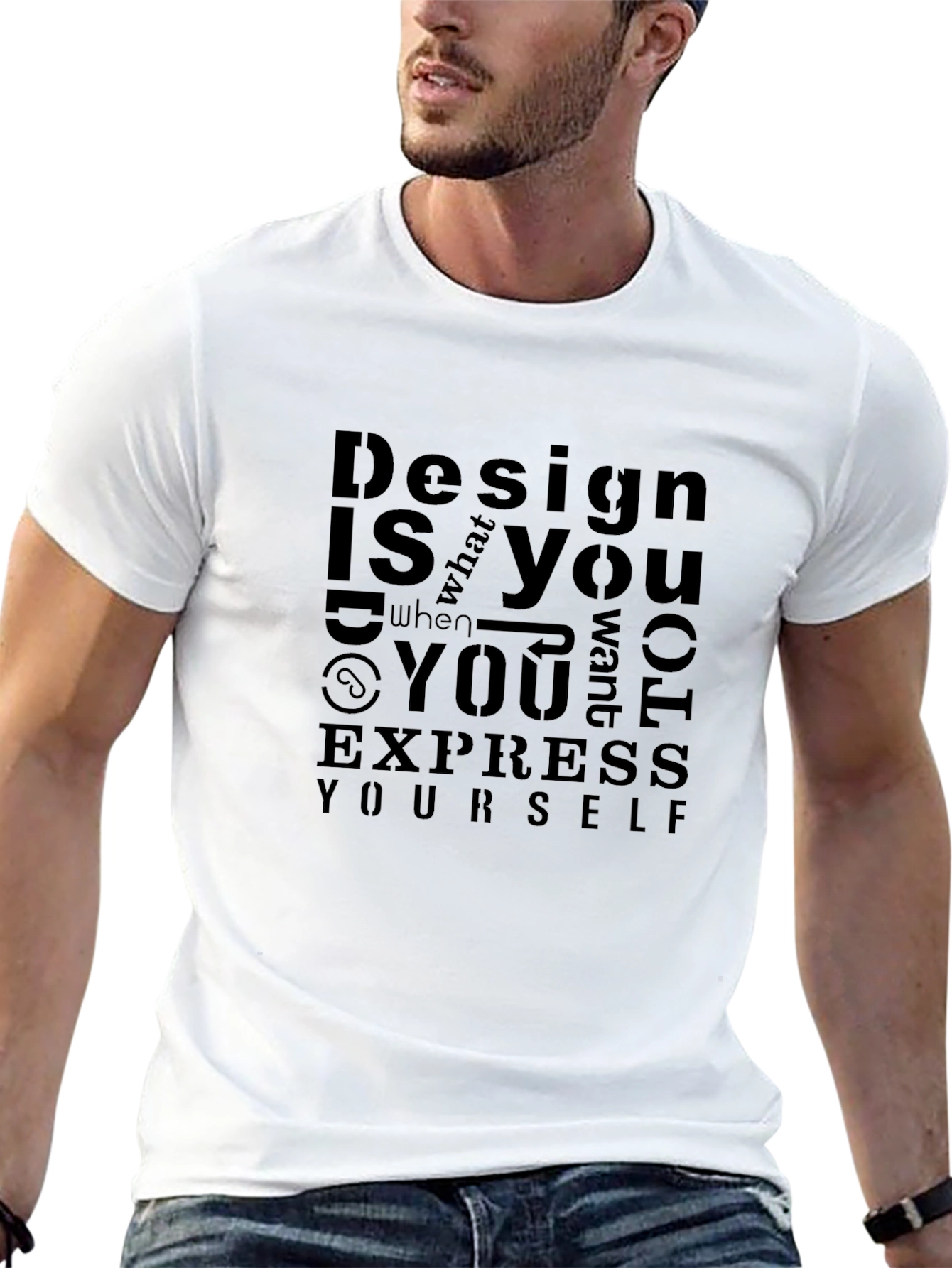 Design Is You Graphic Tee - Express Yourself T-Shirt