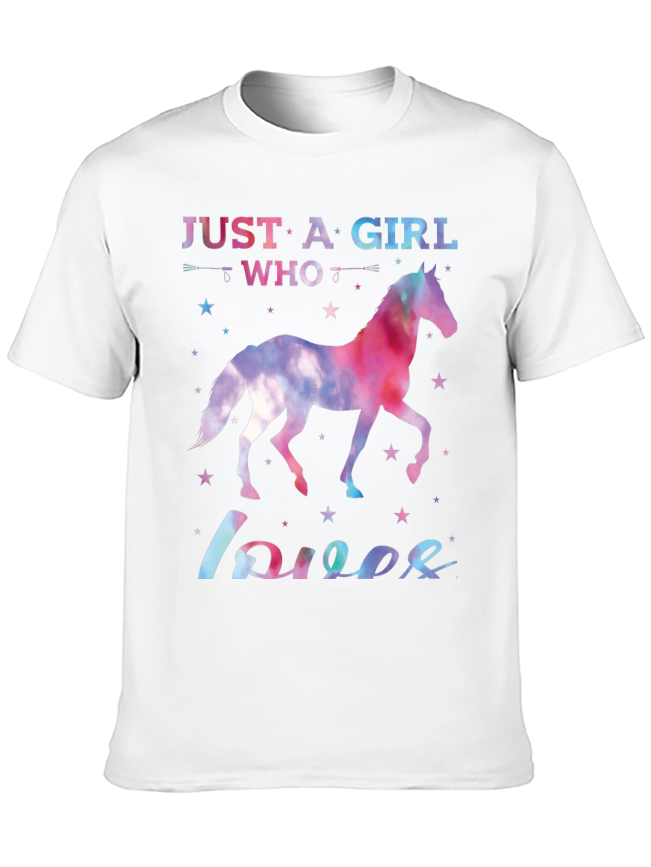 Girl Who Loves Horses T-Shirt