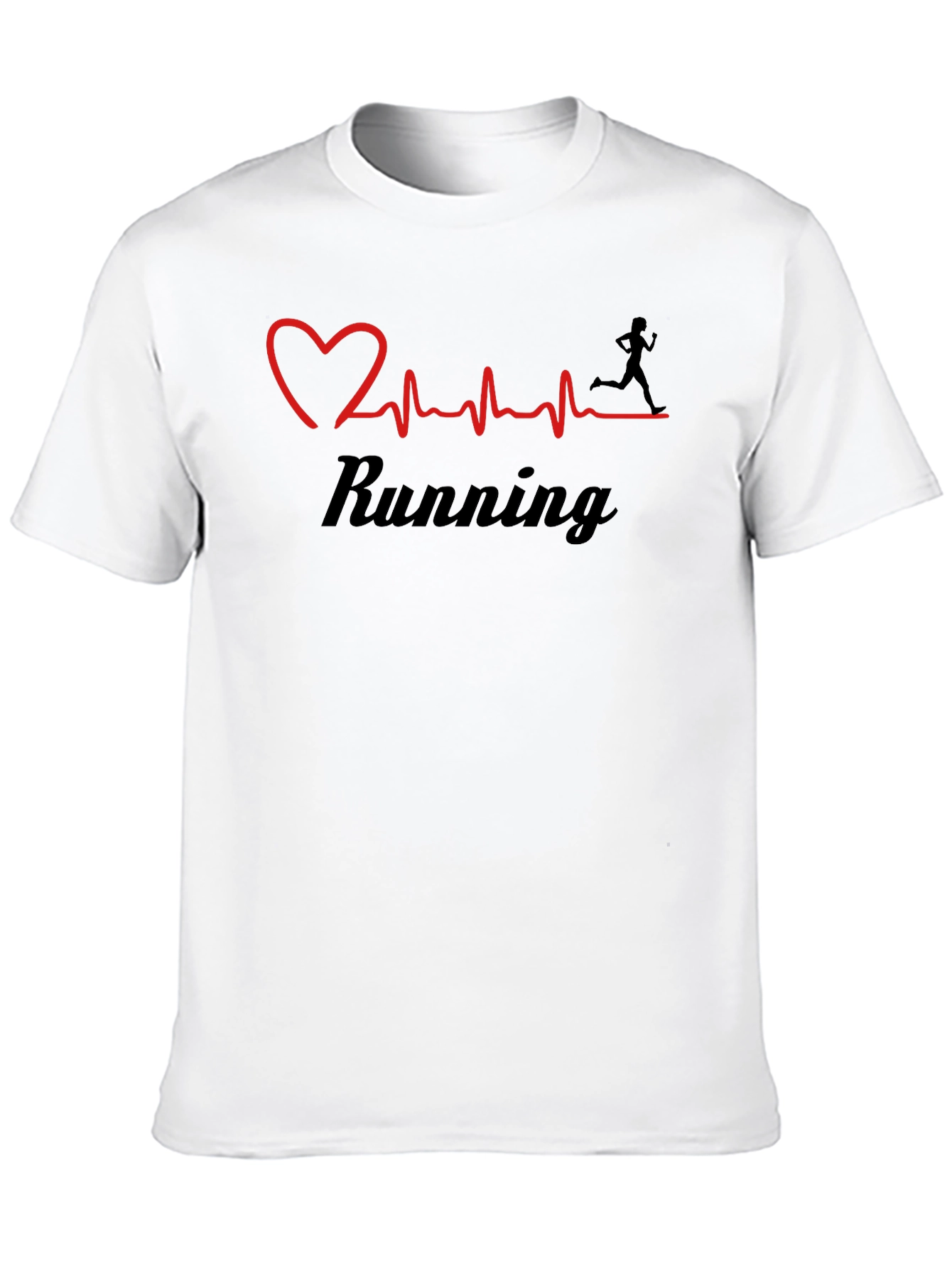 Running Heartbeat T-Shirt: Love to Run!
