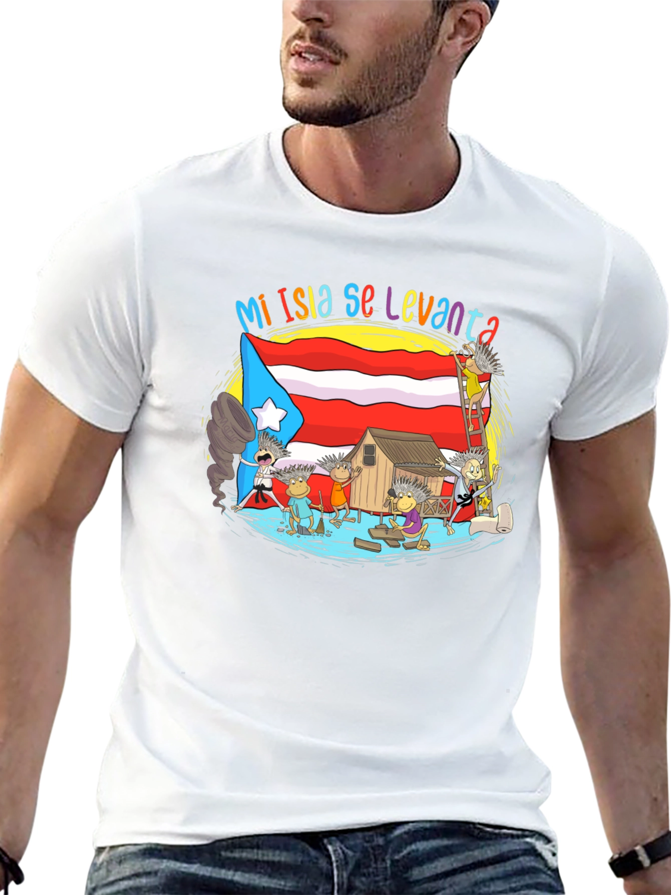 Mi Isla Se Levanta Graphic Tee