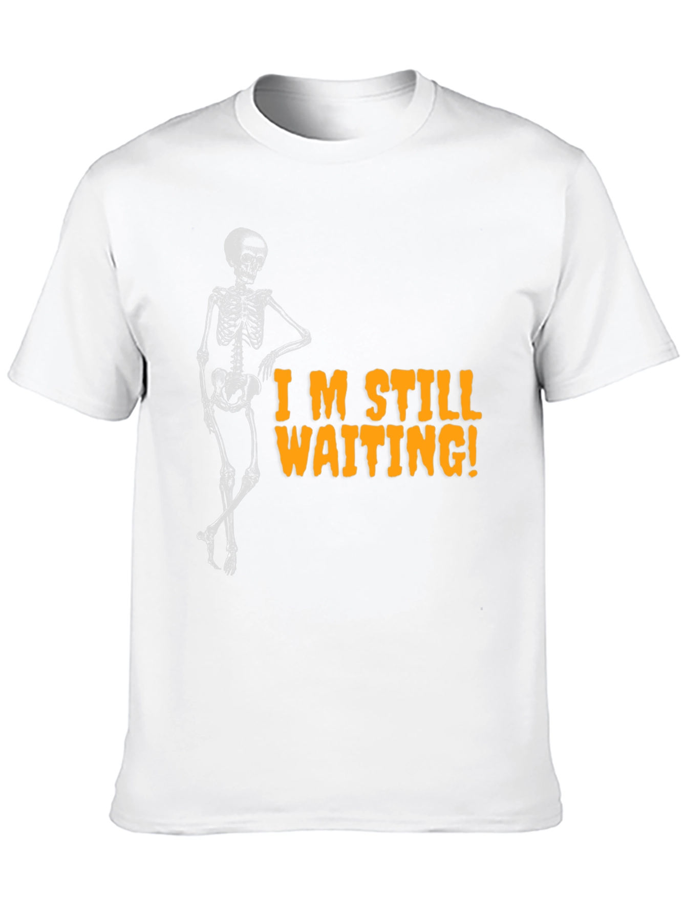 Im Still Waiting Skeleton Graphic Tee