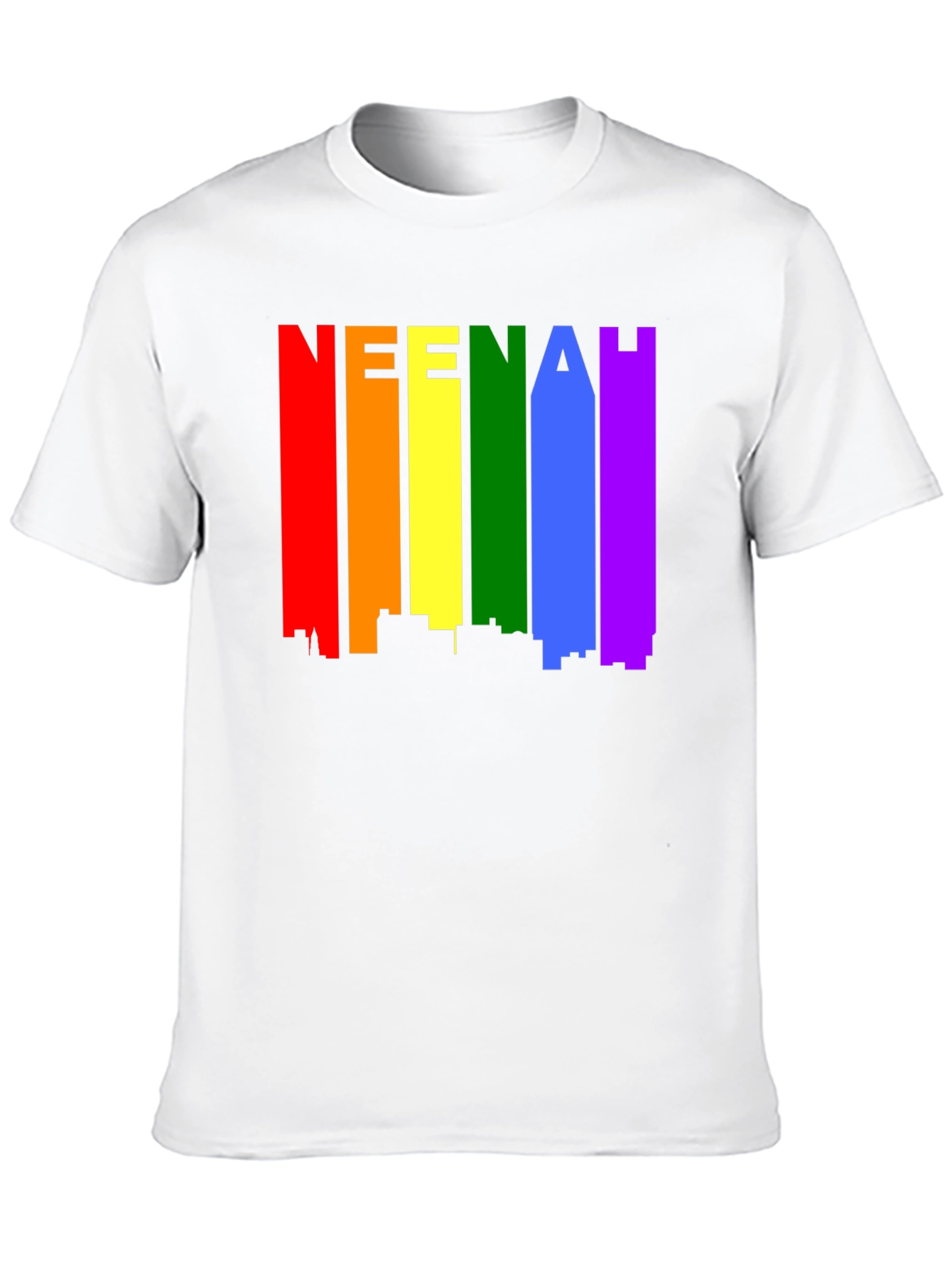 Rainbow Neenah T-Shirt Pride Cityscape
