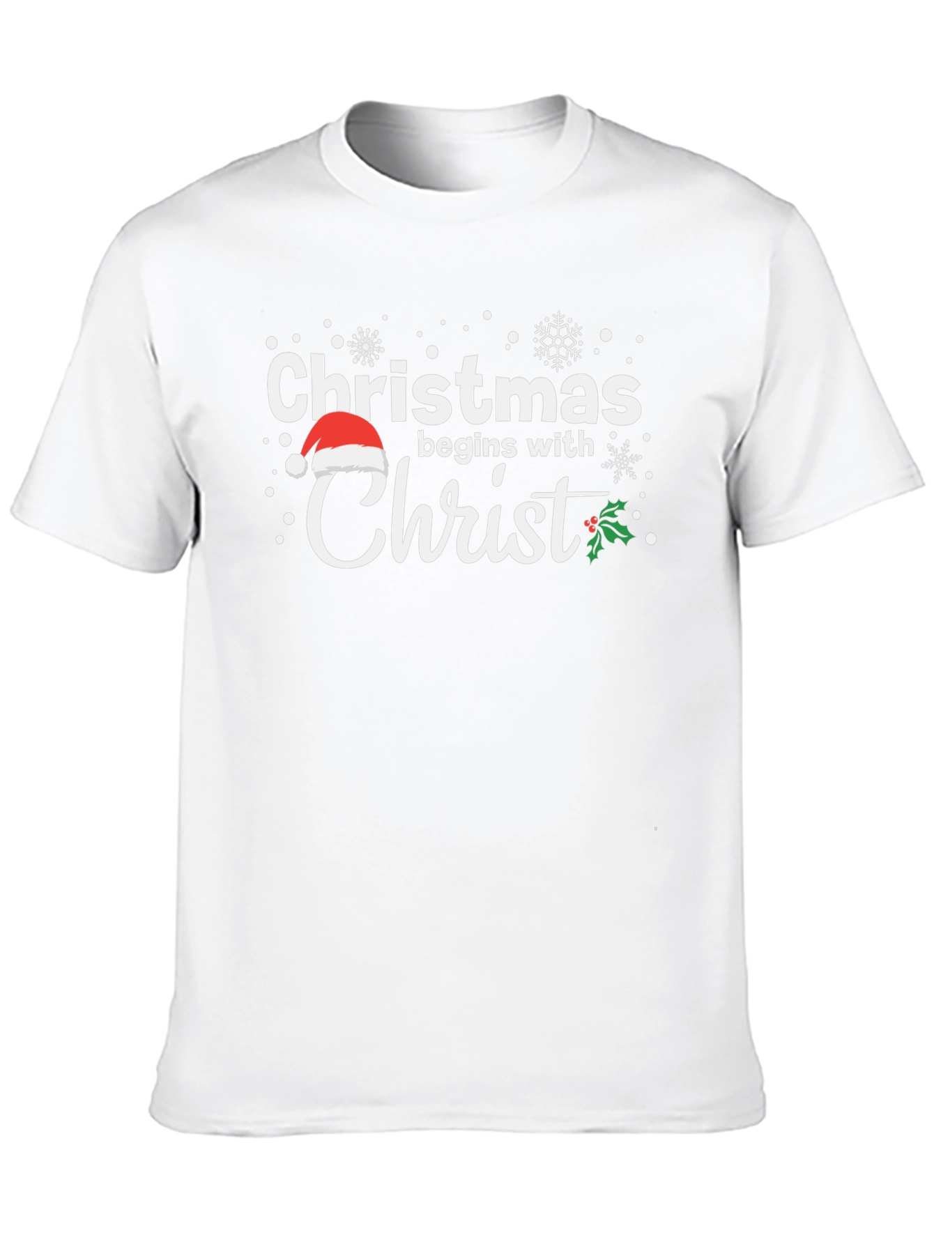 Christmas Begins With Christ T-Shirt