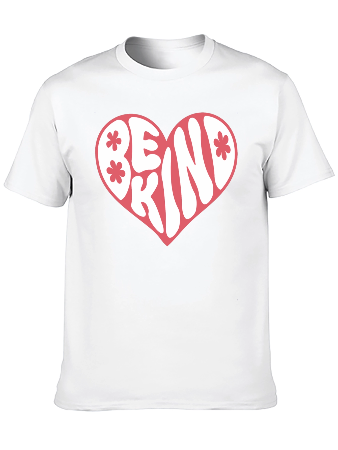 Be Kind Heart Graphic T-Shirt - Black