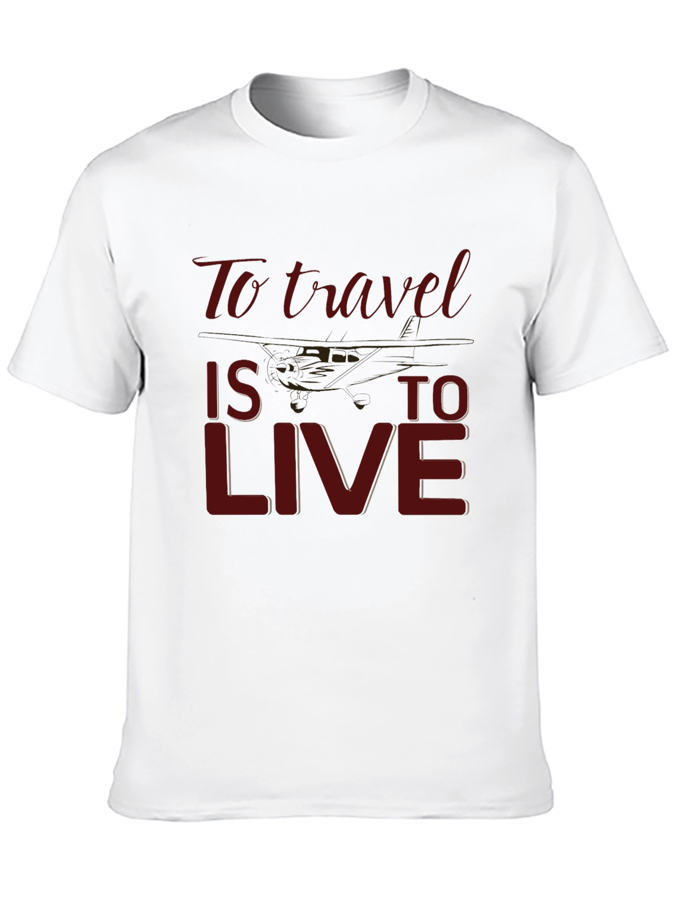 Travel Is To Live Graphic T-Shirt