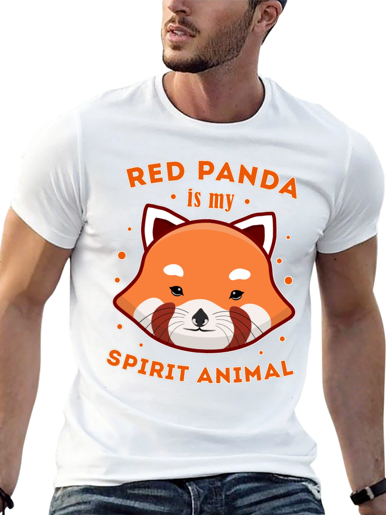 Red Panda Spirit Animal T-Shirt - Cute Graphic Tee