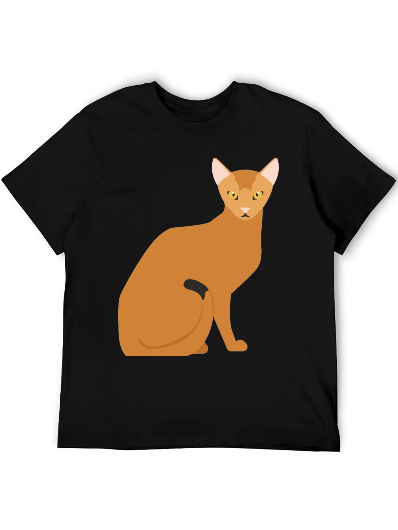 Abyssinian Cat Graphic Tee - Soft Cotton Comfort