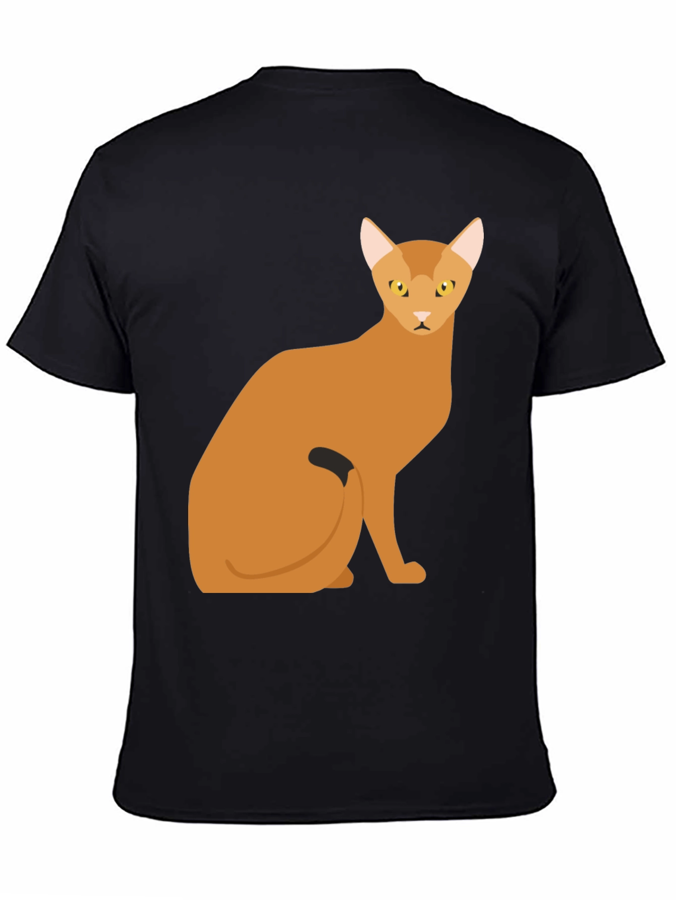 Abyssinian Cat Graphic Tee - Soft Cotton Comfort