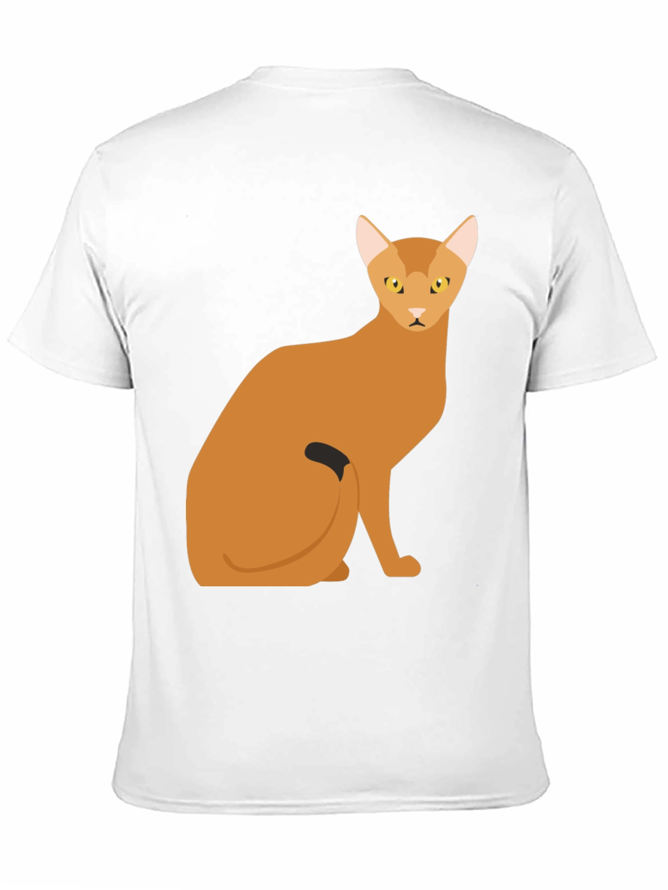 Abyssinian Cat Graphic Tee - Soft Cotton Comfort