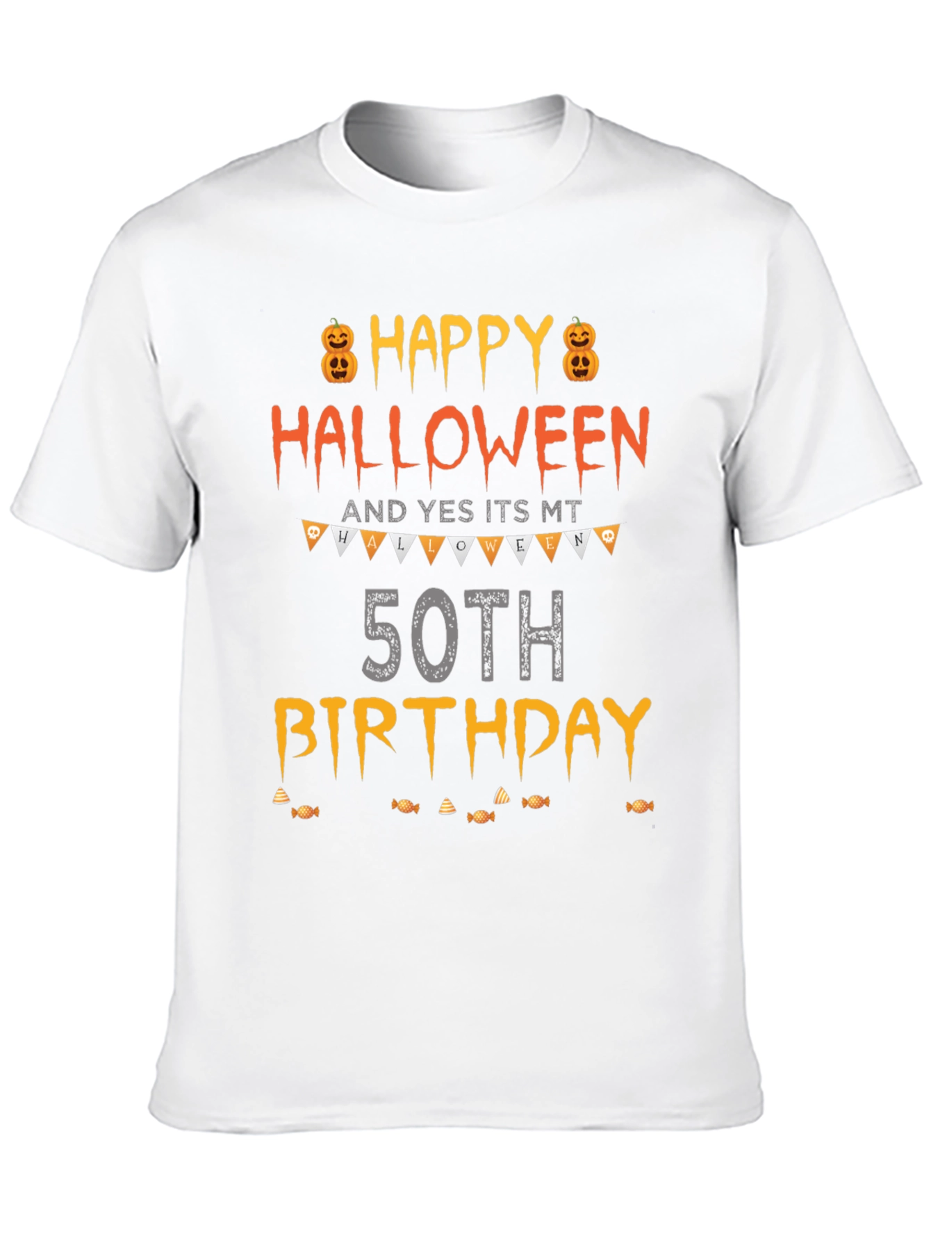 Happy Halloween 50th Birthday T-Shirt
