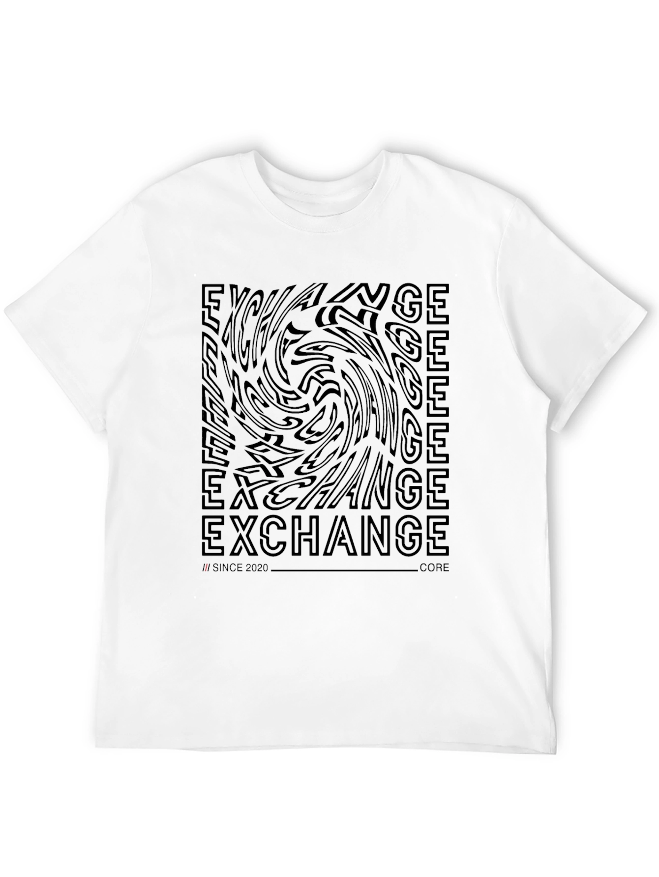 Exchange Graphic Print Crew Neck T-Shirt