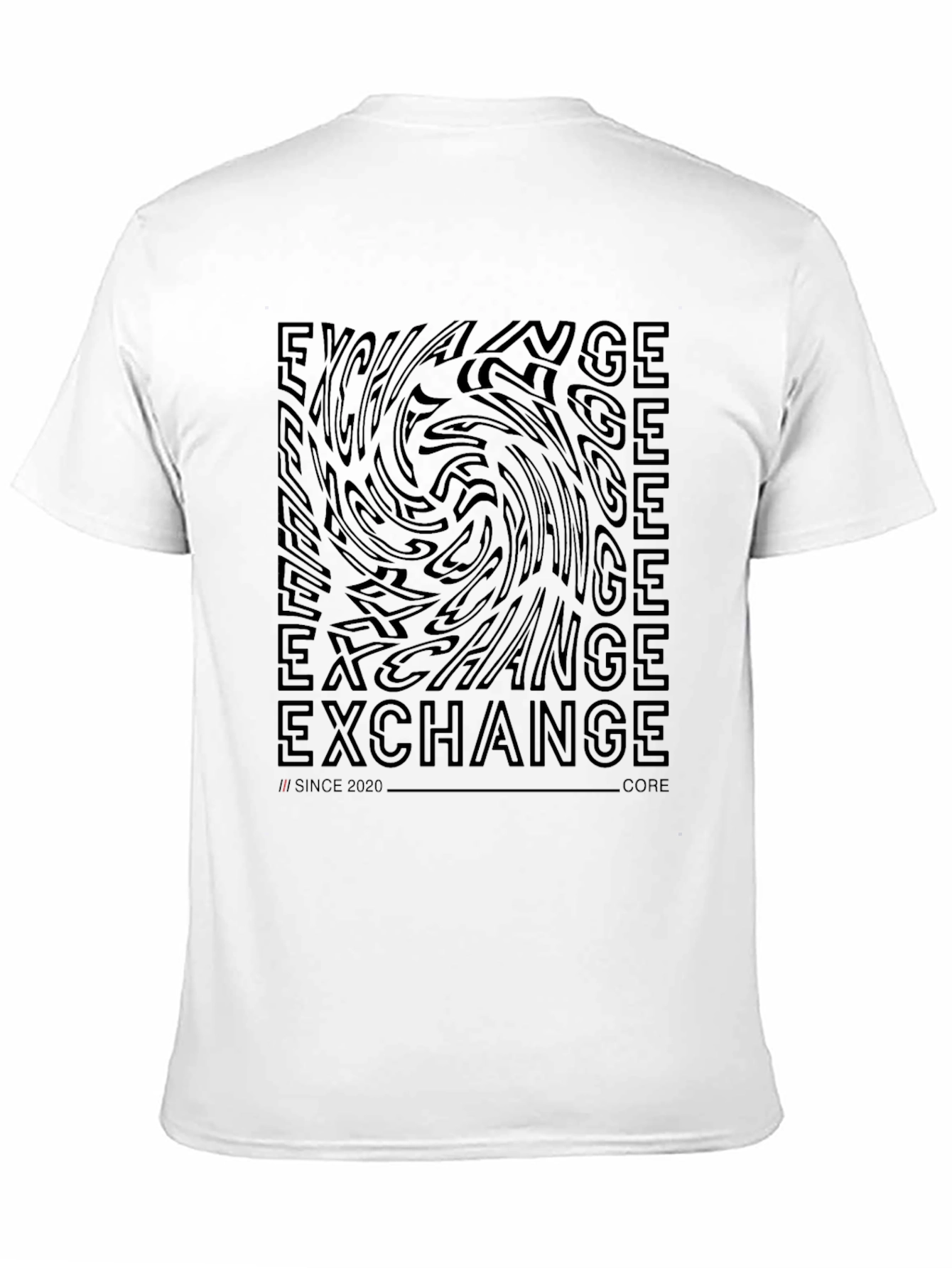 Exchange Graphic Print Crew Neck T-Shirt