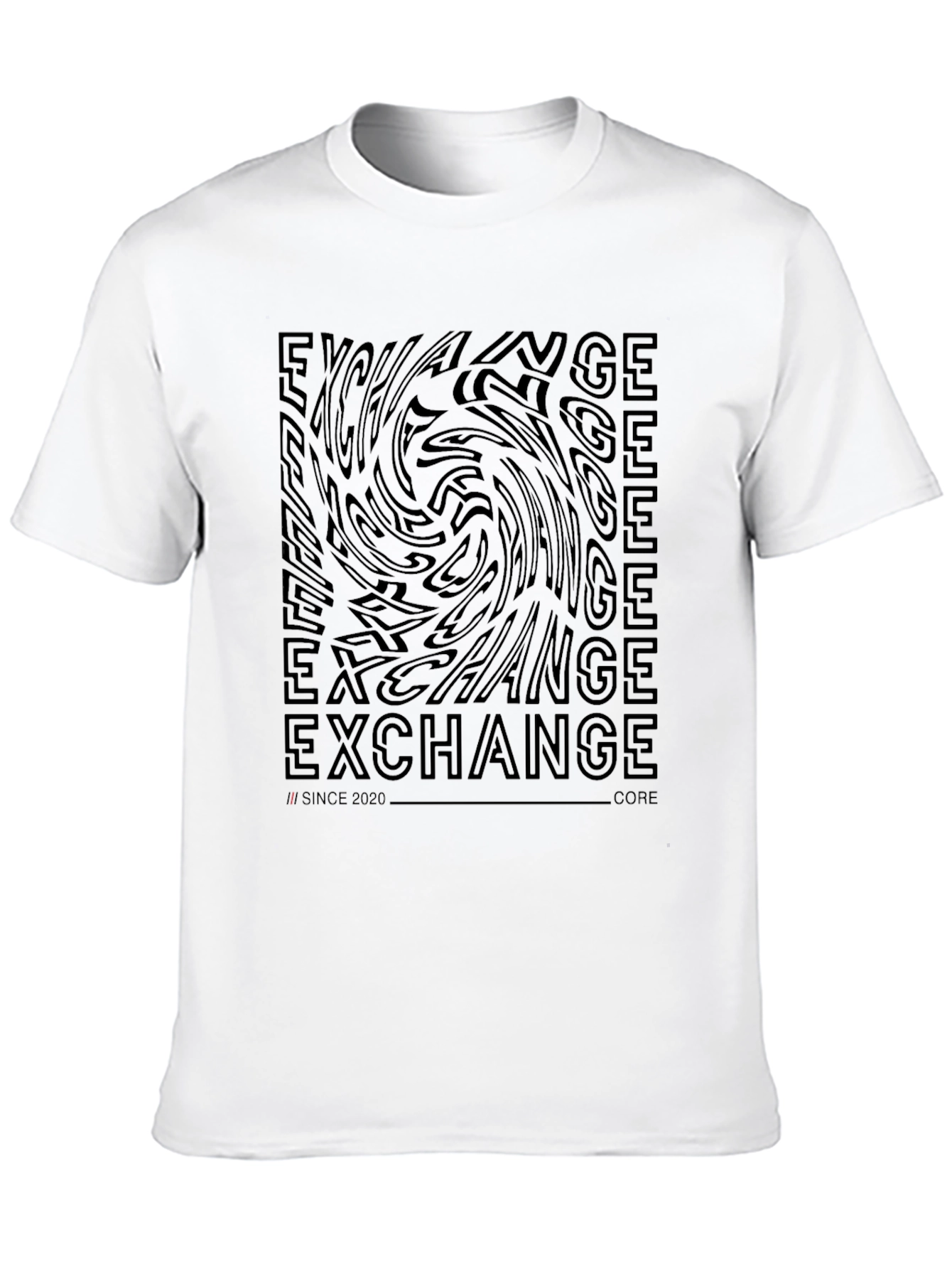 Exchange Graphic Print Crew Neck T-Shirt
