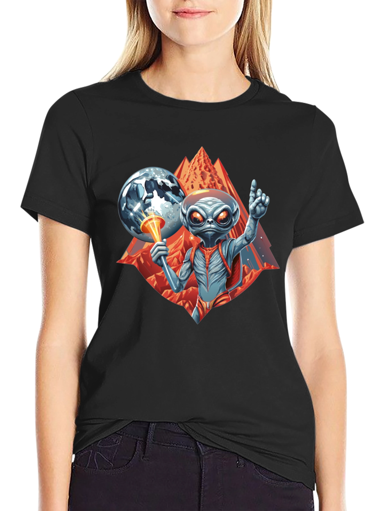 Alien Invasion T-Shirt - Sci-Fi Graphic Tee