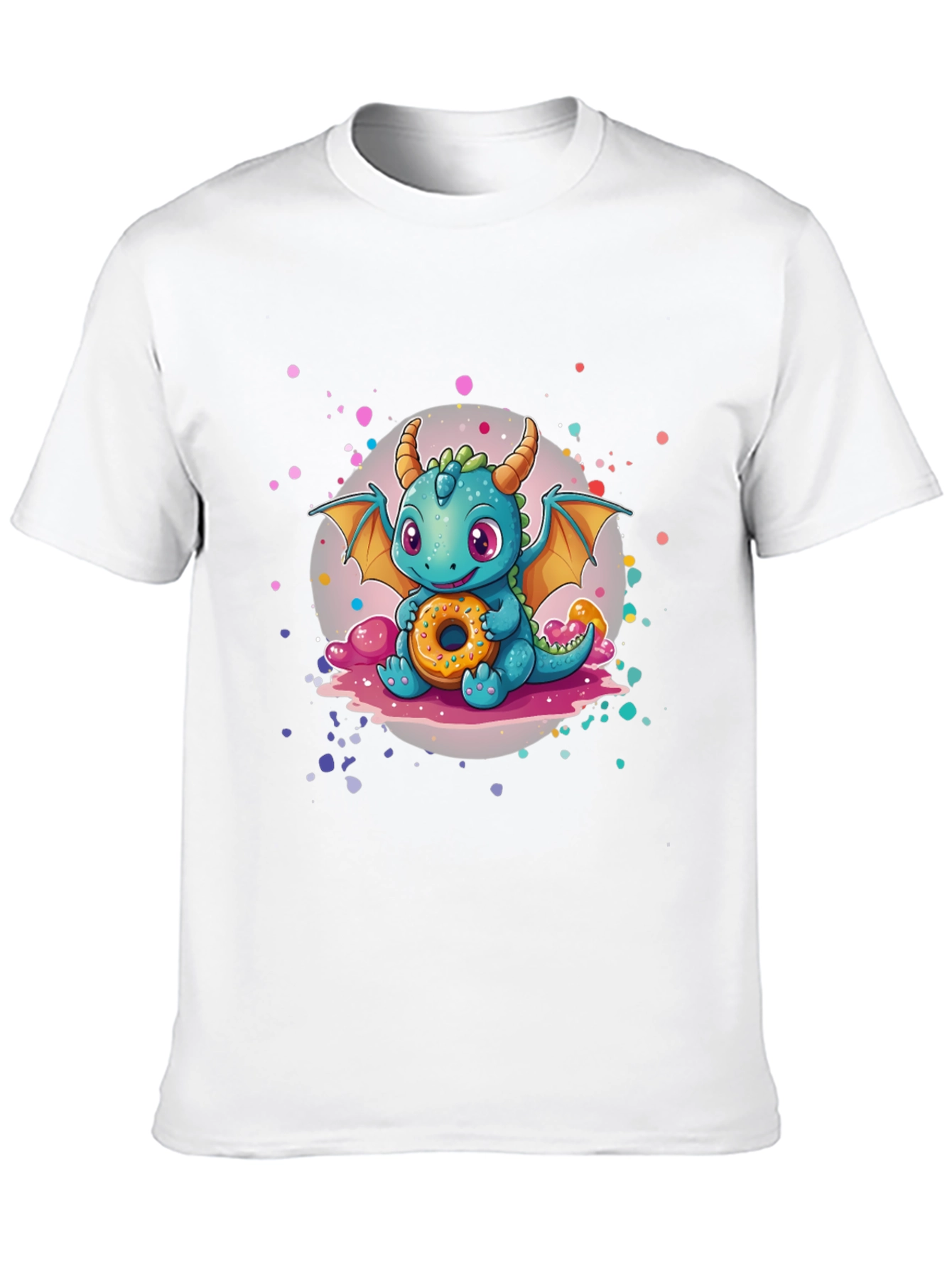 Dragon & Donut Black T-Shirt