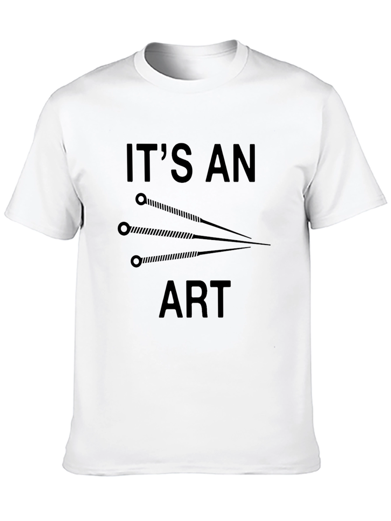 Acupuncture Art Black T-Shirt