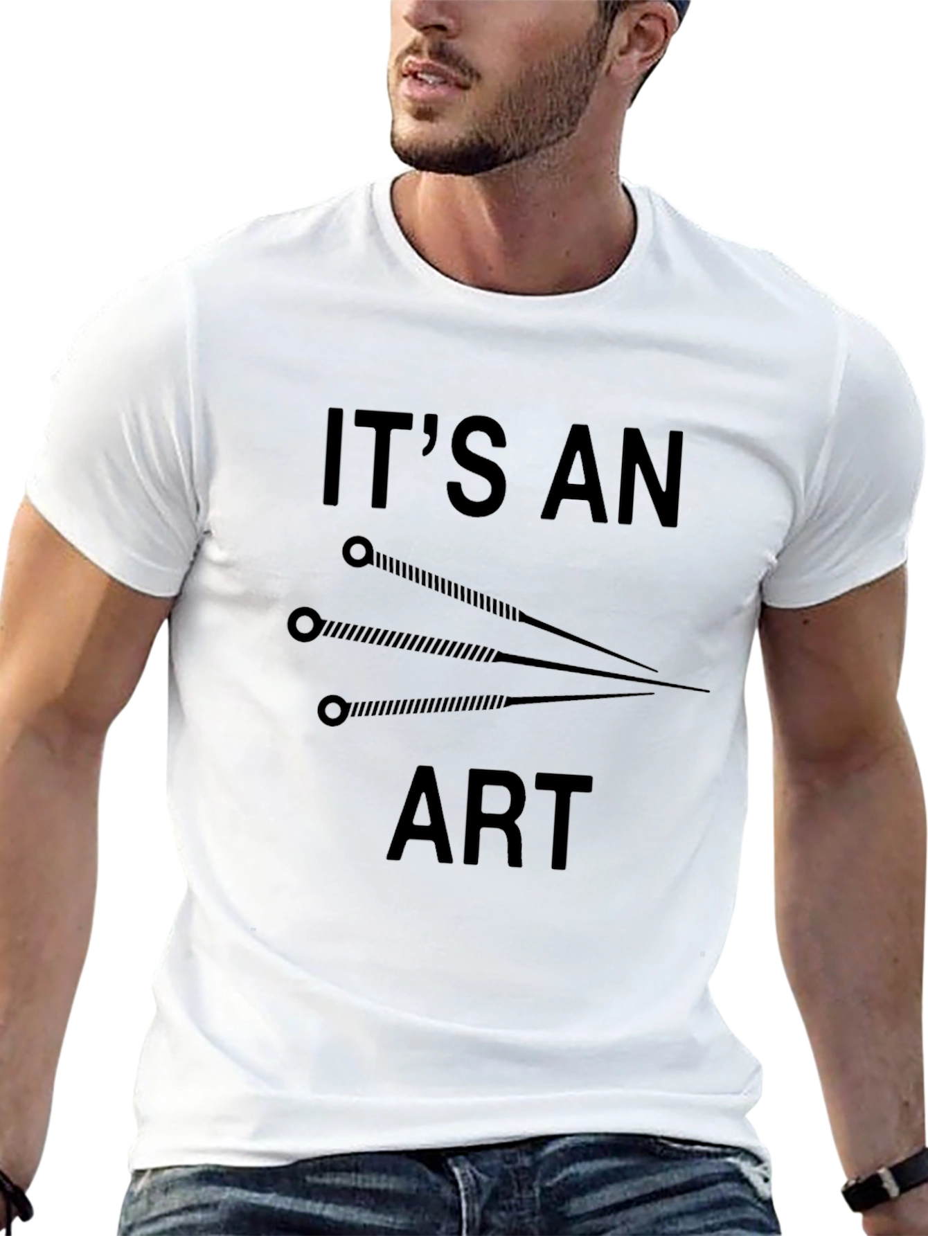Acupuncture Art Black T-Shirt