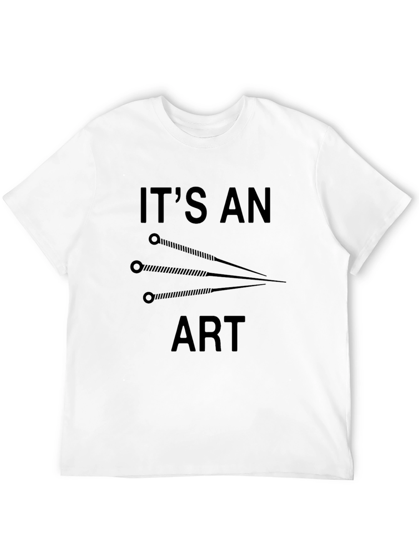 Acupuncture Art Black T-Shirt