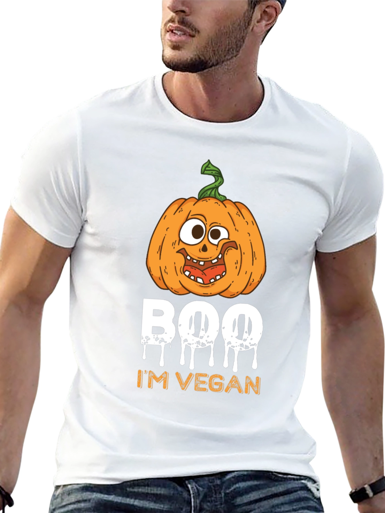 Boo Im Vegan Halloween T-Shirt