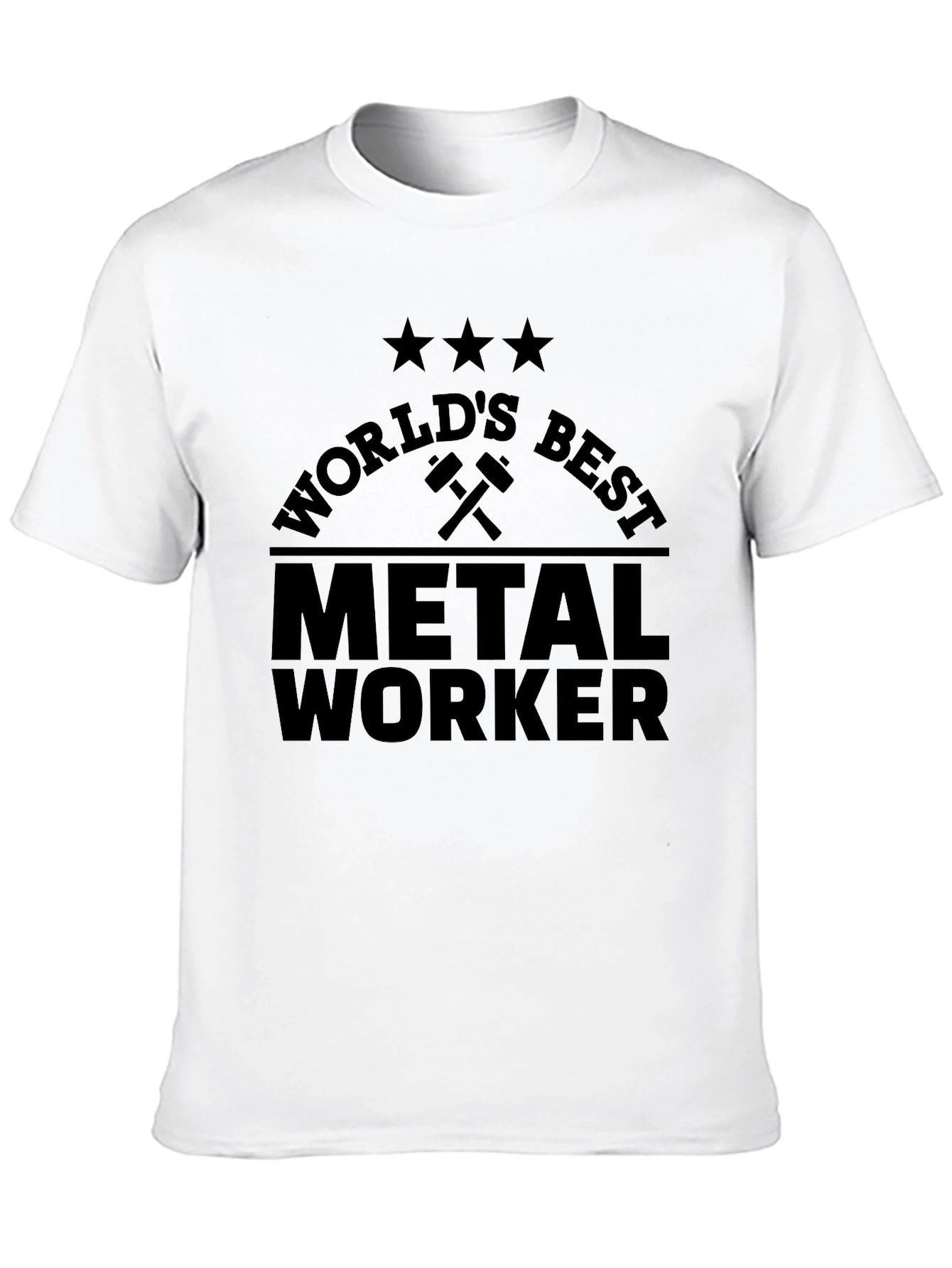 Worlds Best Metal Worker T-Shirt - Black