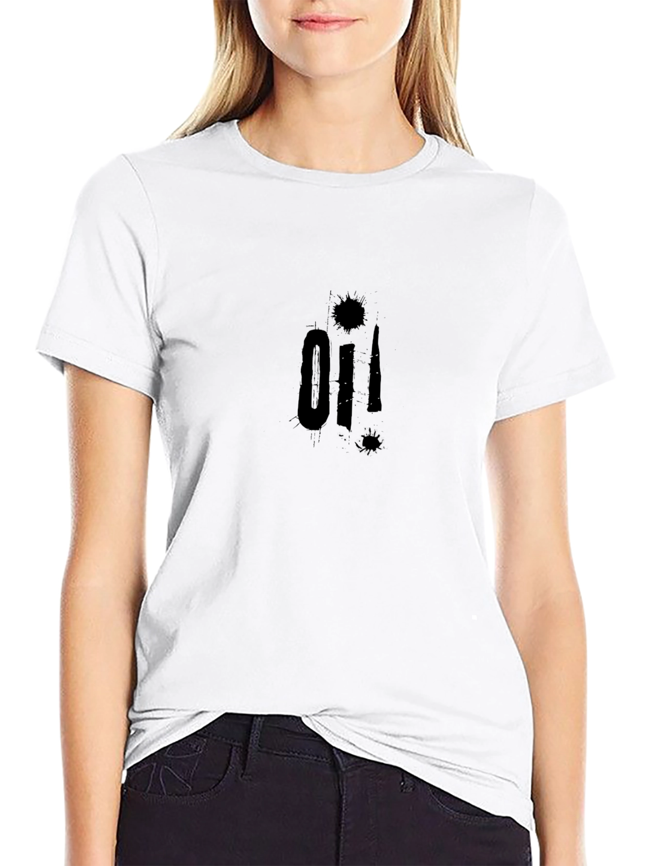 Graphic Black T-Shirt - 01! Design Casual Wear