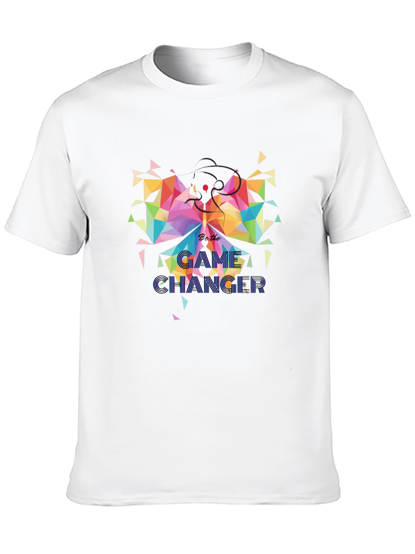 Geometric Butterfly Game Changer Graphic Tee