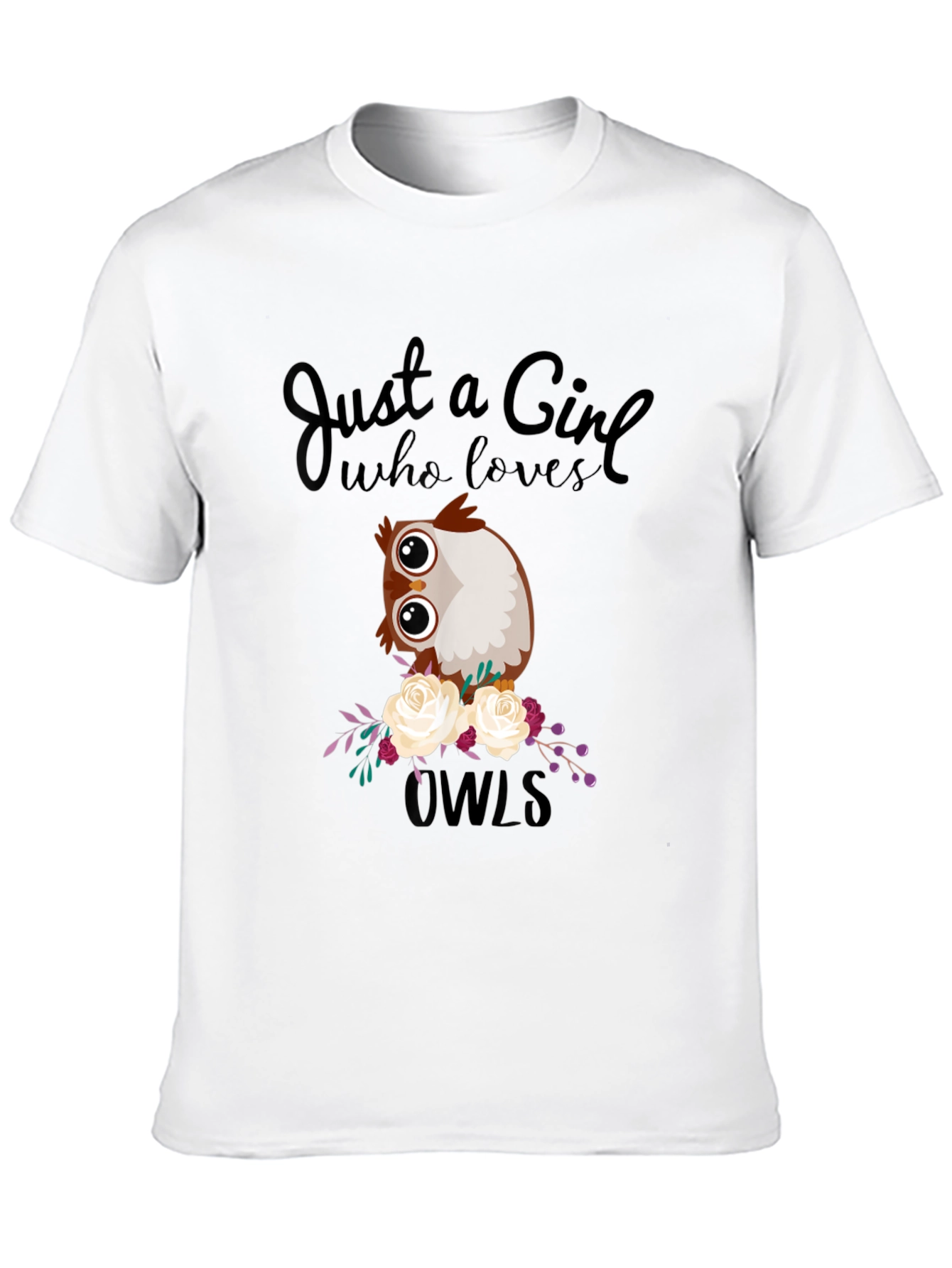 Just a Girl Who Loves Owls T-Shirt