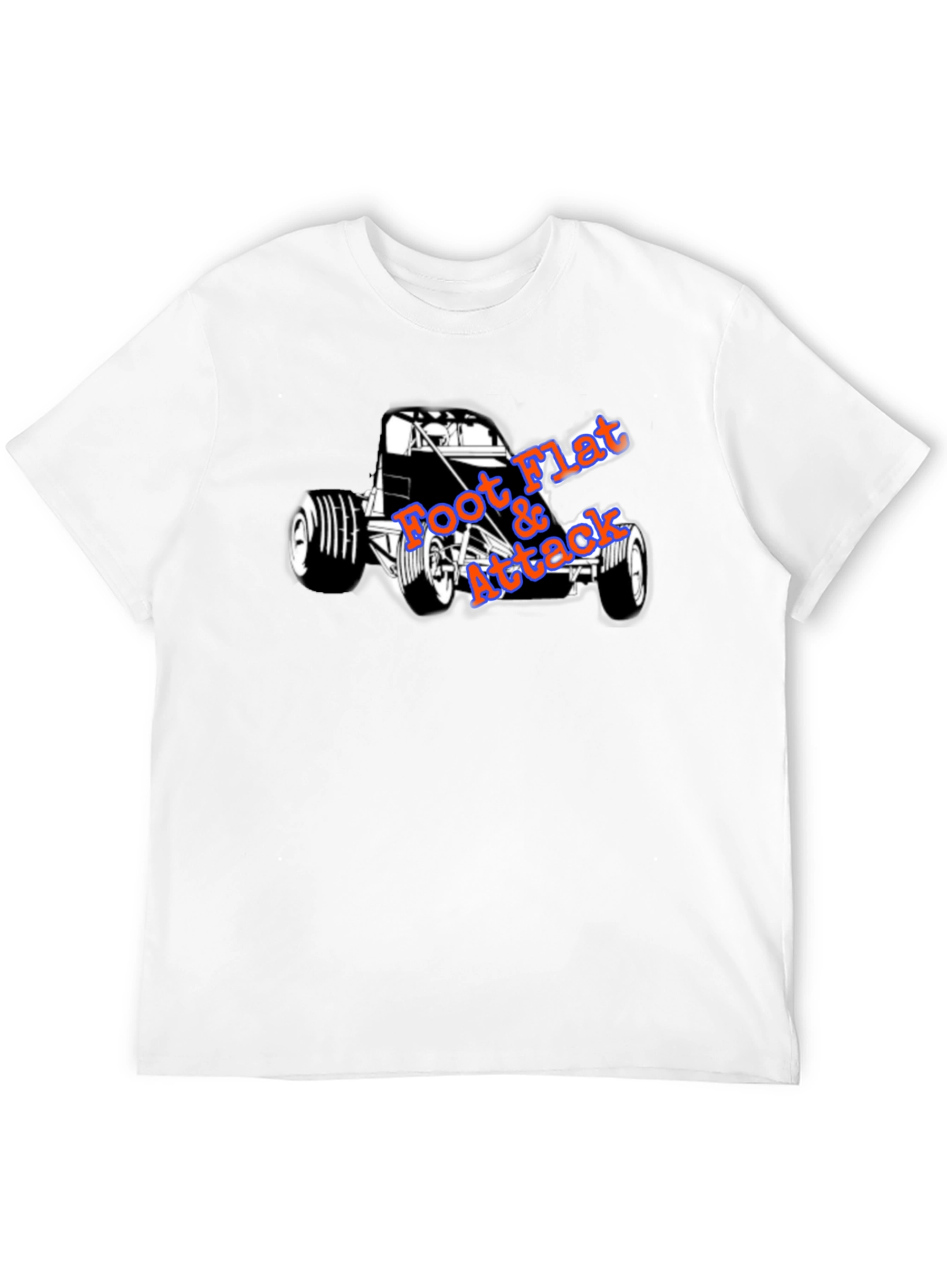 Foot Flat Attack Racing T-Shirt