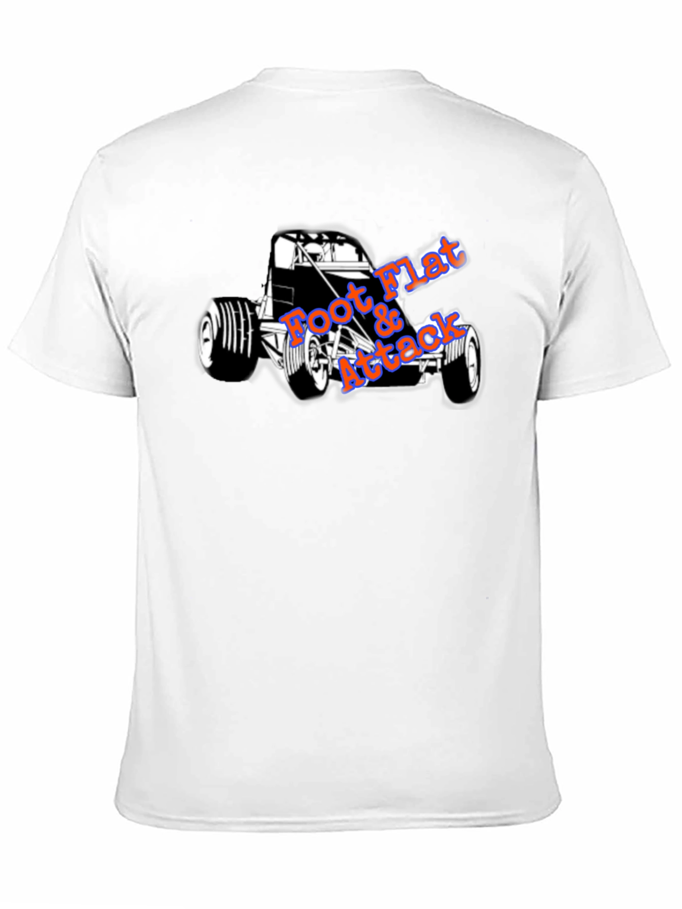 Foot Flat Attack Racing T-Shirt
