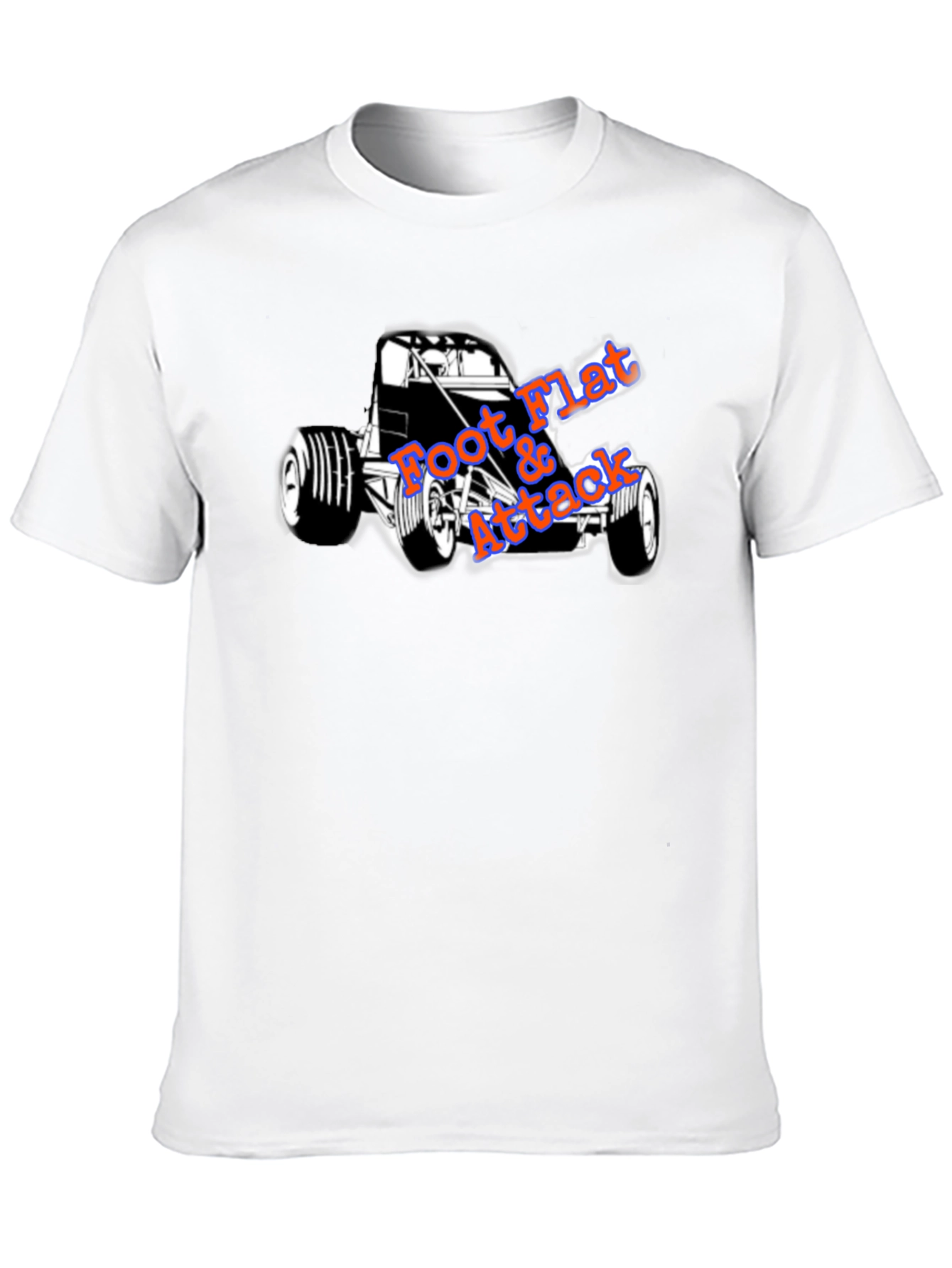 Foot Flat Attack Racing T-Shirt