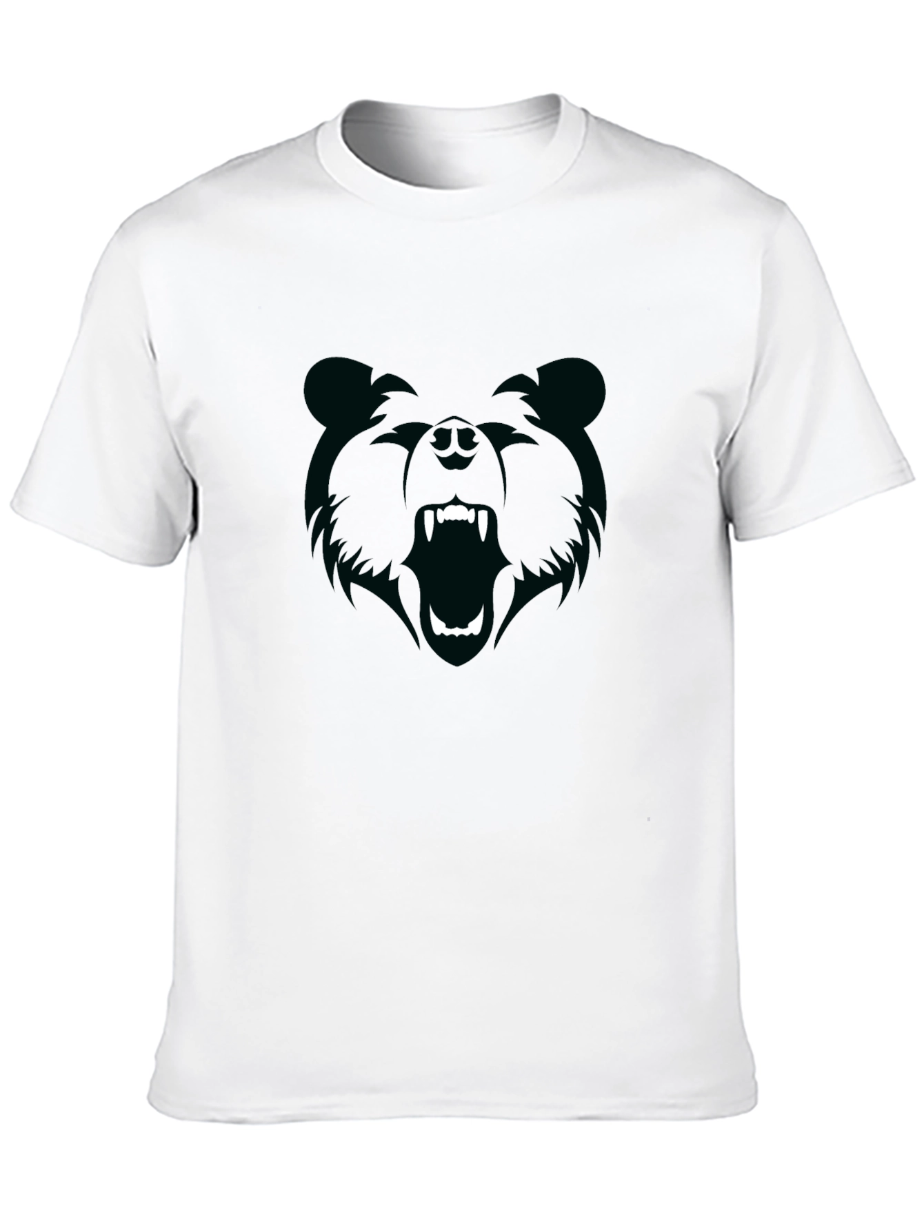 Black Bear Graphic Tee - Mens Crew Neck