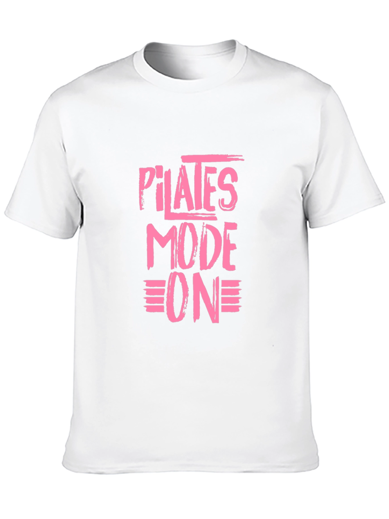 Pilates Mode On Black T-Shirt