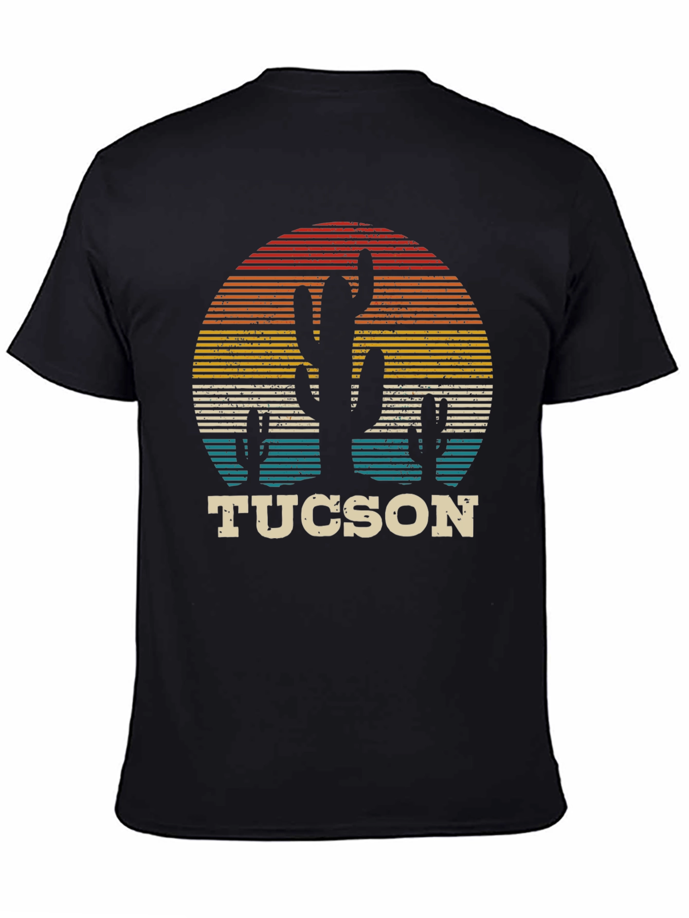 Tucson Cactus Sunset Graphic T-Shirt