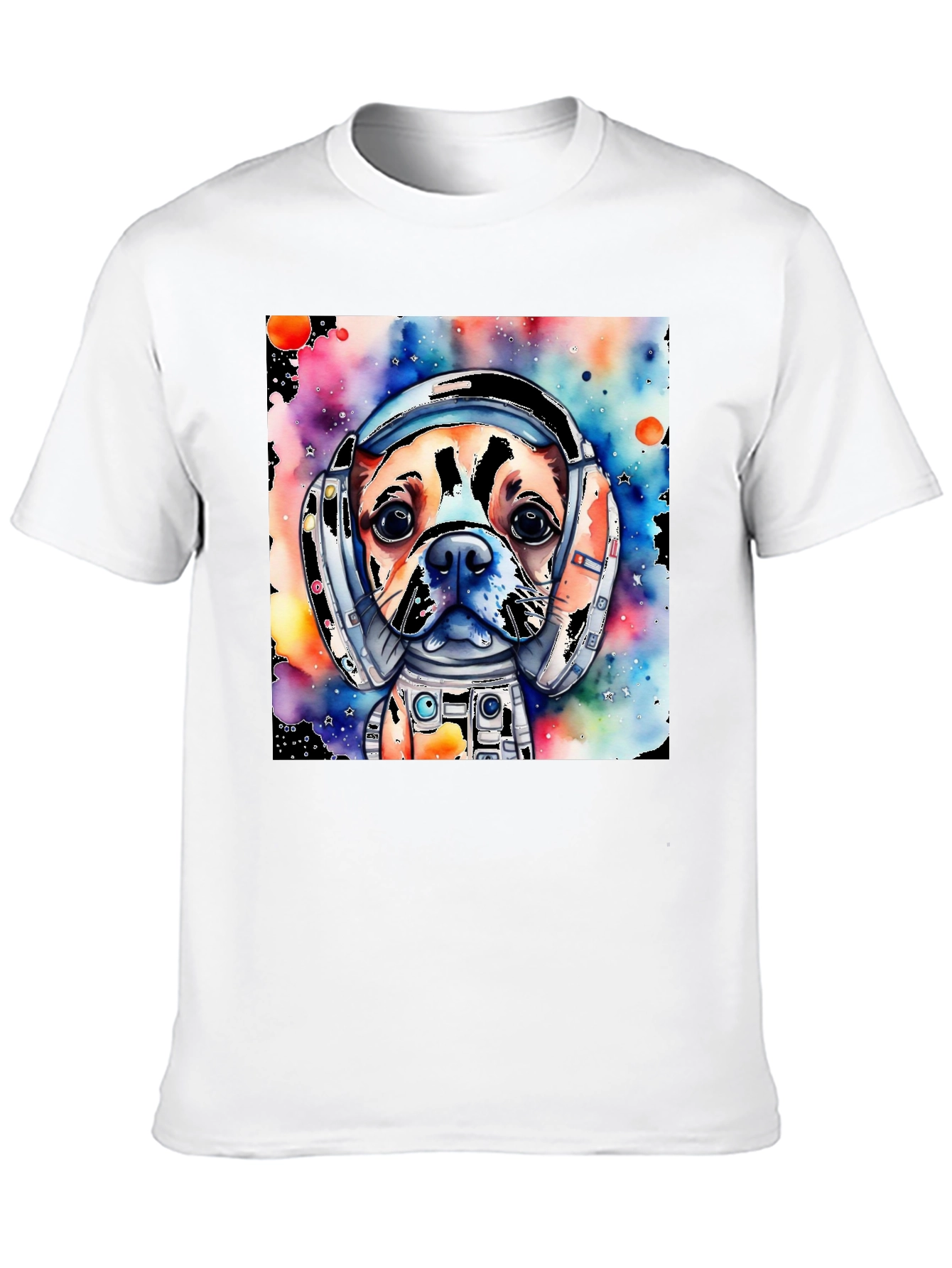 Dog Astronaut Graphic Tee - Space Pup T-Shirt