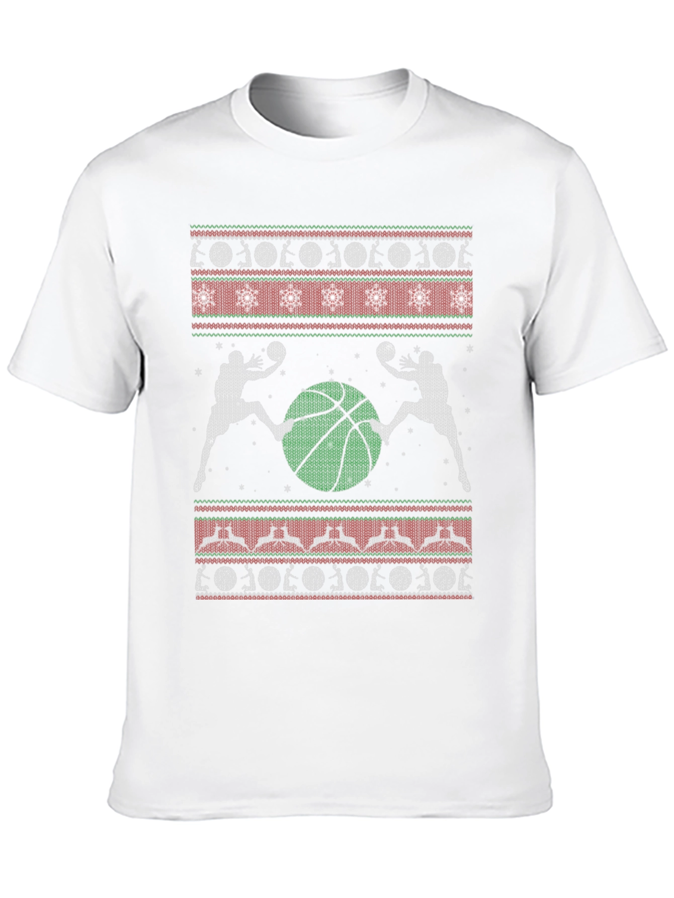 Basketball Christmas Sweater T-Shirt