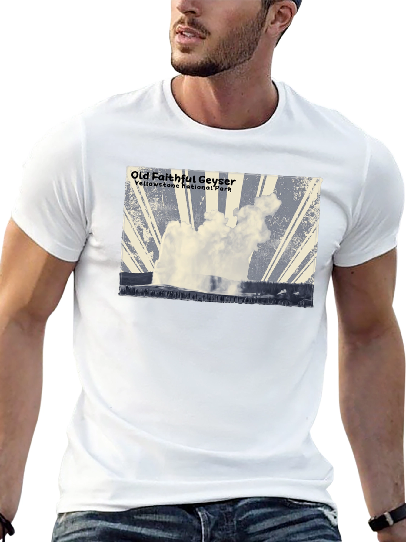 Old Faithful Geyser Graphic Tee - Yellowstone