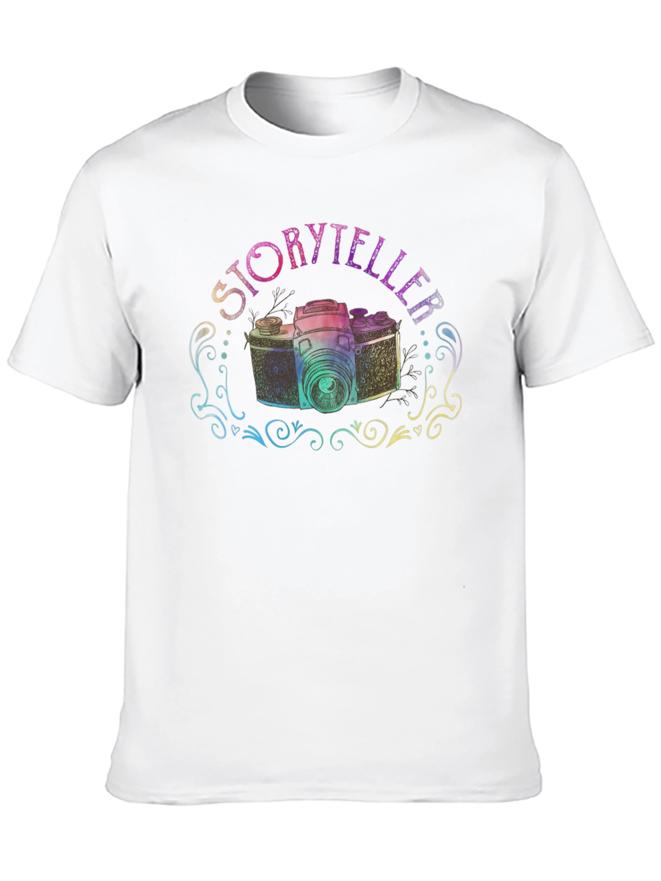 Storyteller Camera Graphic Tee - Unique Design