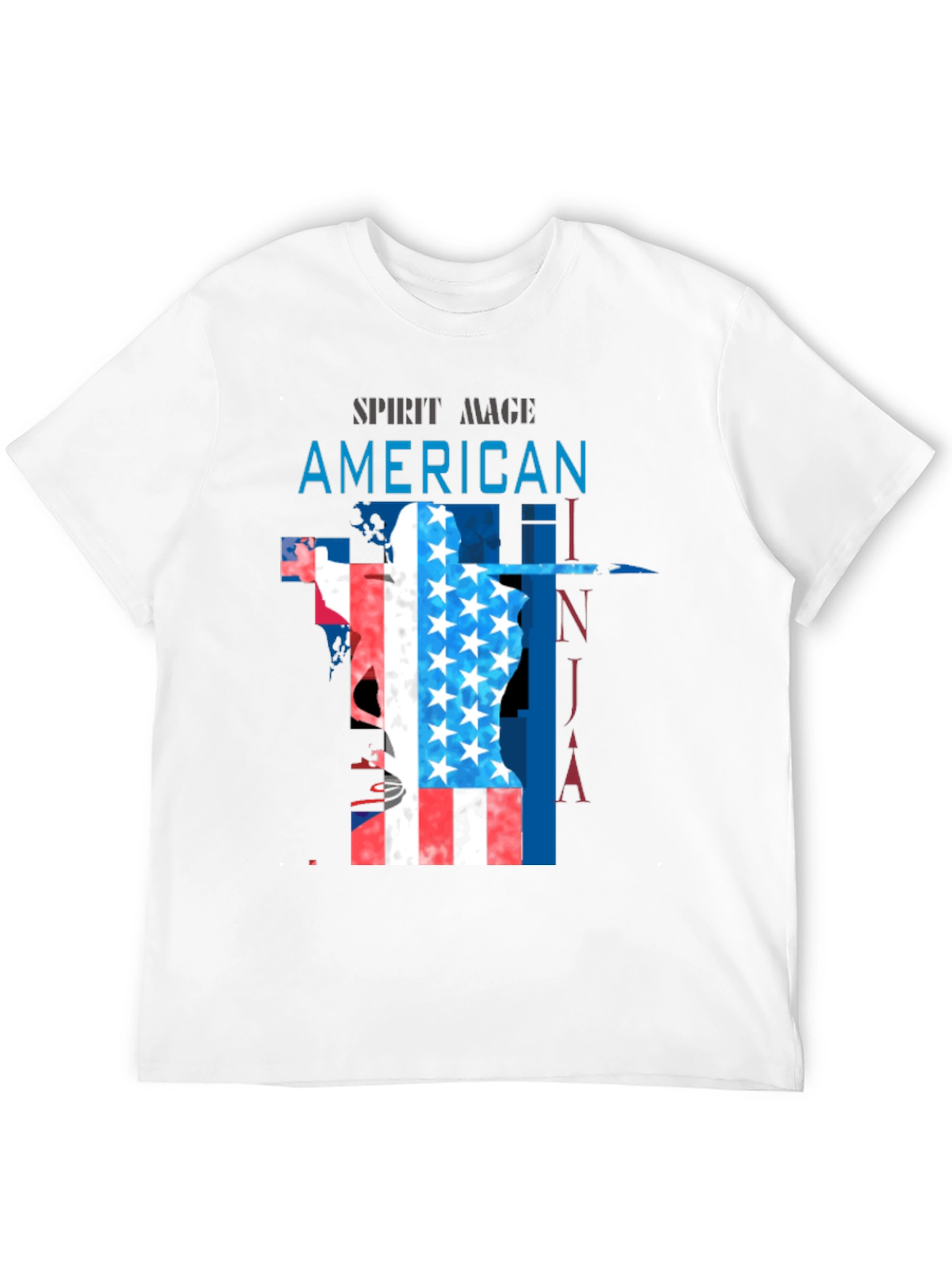 American Ninja Spirit Mage Black T-Shirt
