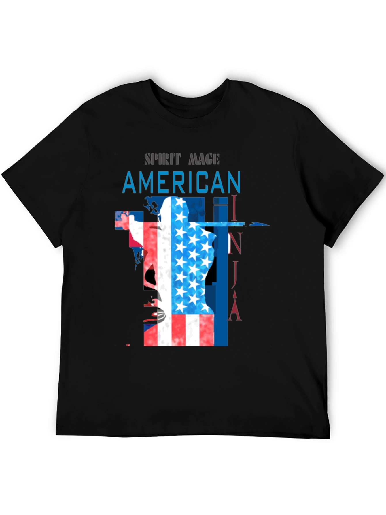 American Ninja Spirit Mage Black T-Shirt