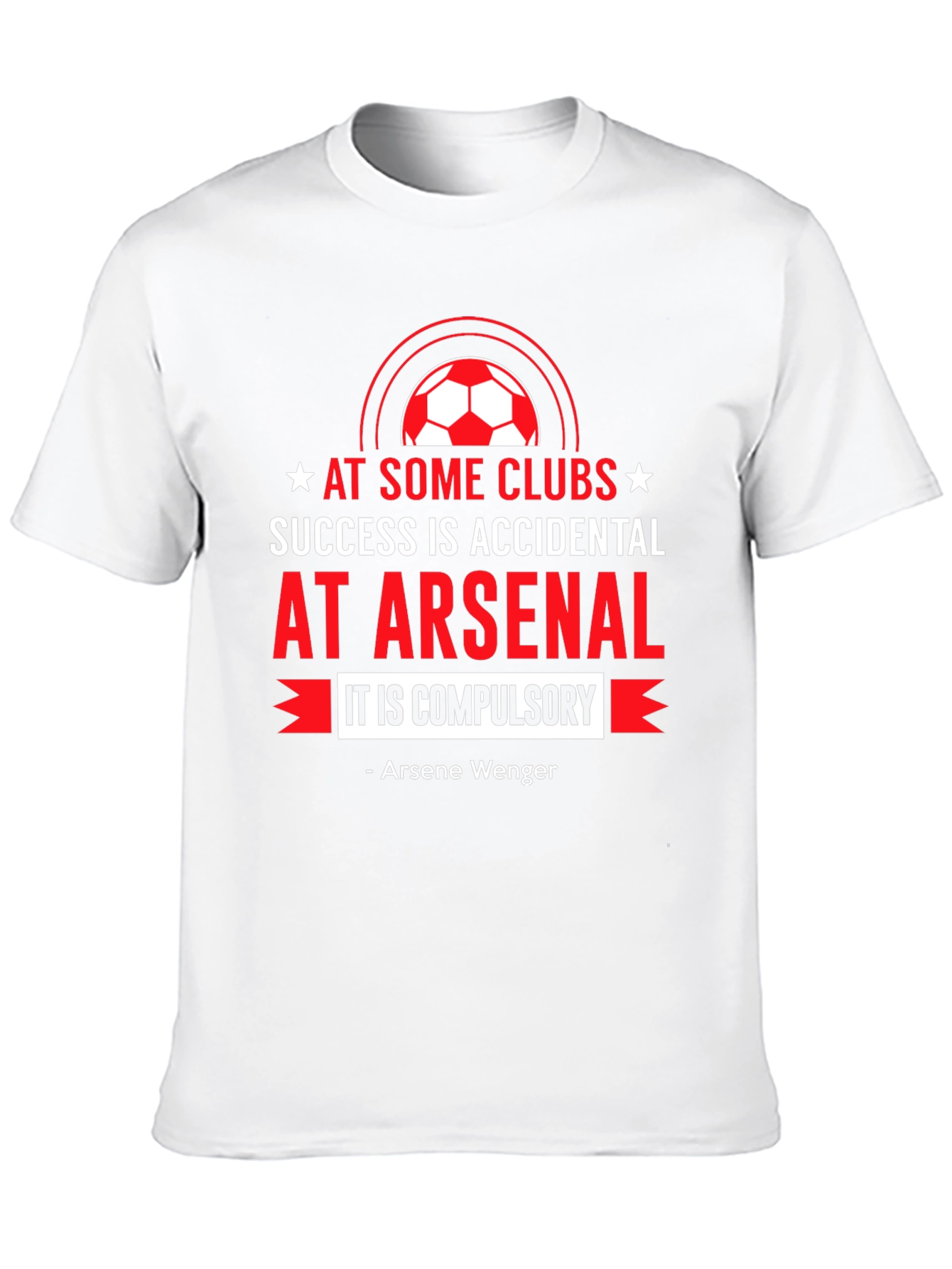 Arsenal Soccer T-Shirt - Compulsory Success