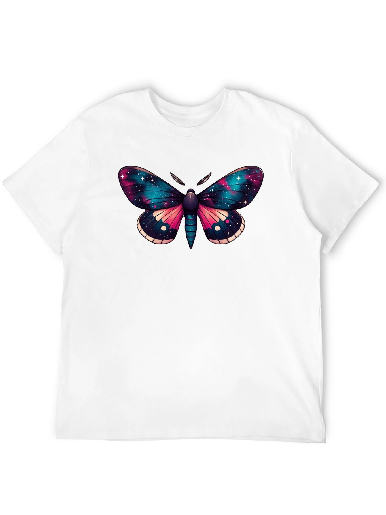 Galaxy Moth Graphic T-Shirt