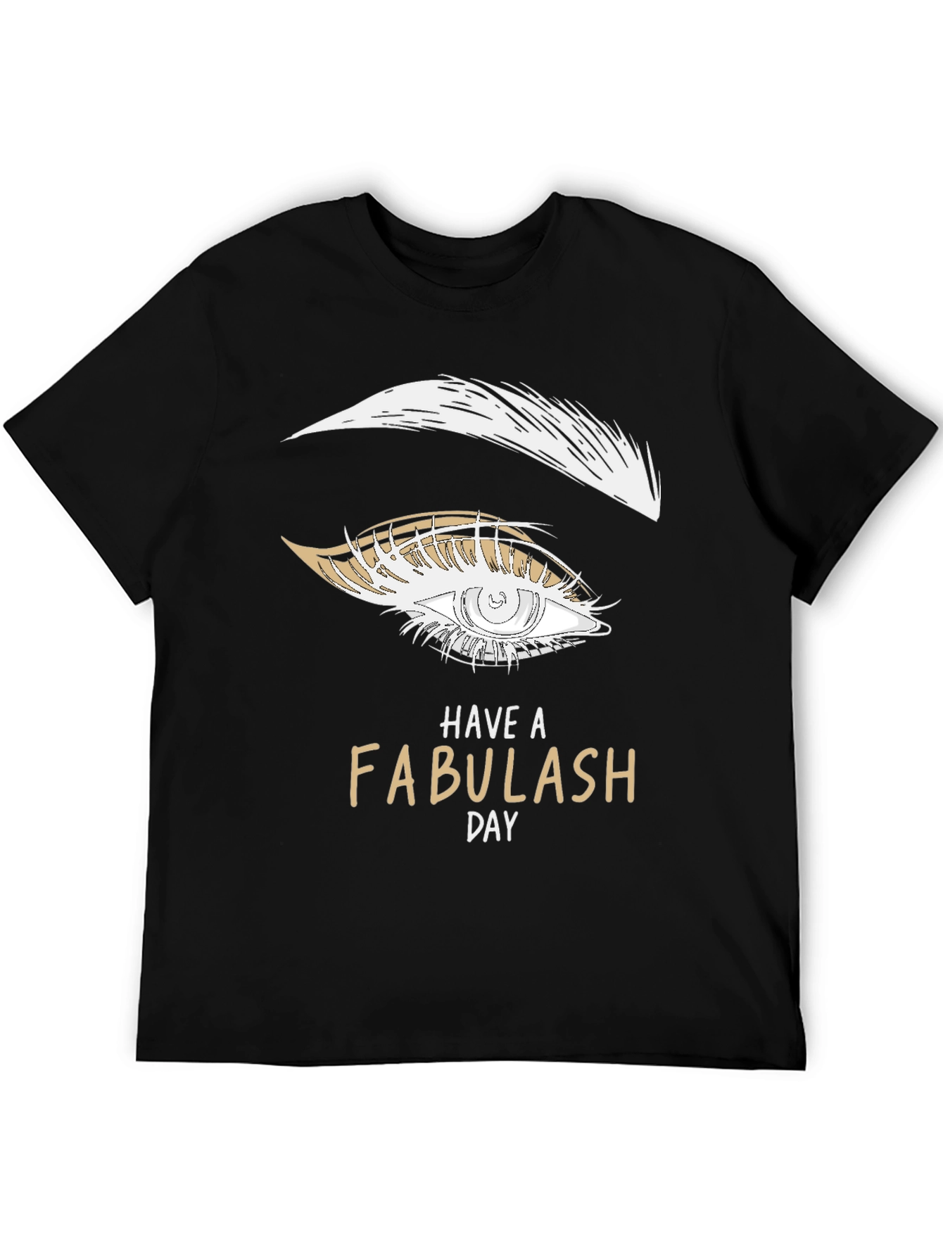 Fabulash Day Tee - Stylish Eye Graphic T-Shirt