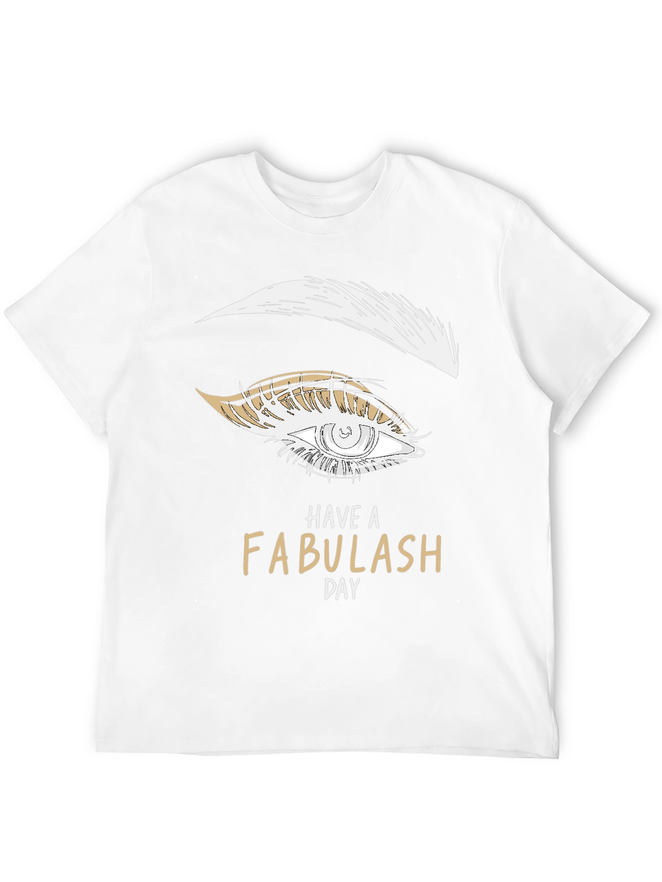 Fabulash Day Tee - Stylish Eye Graphic T-Shirt